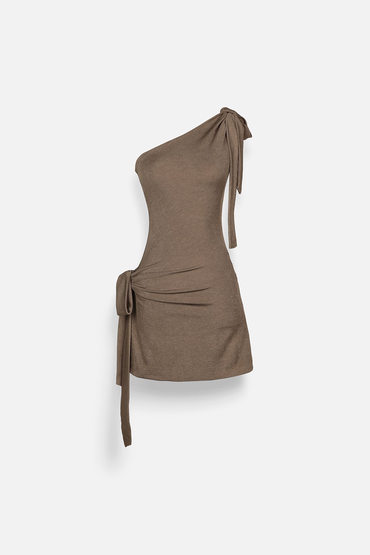 Đầm Ngắn Side Bowtie Gentle