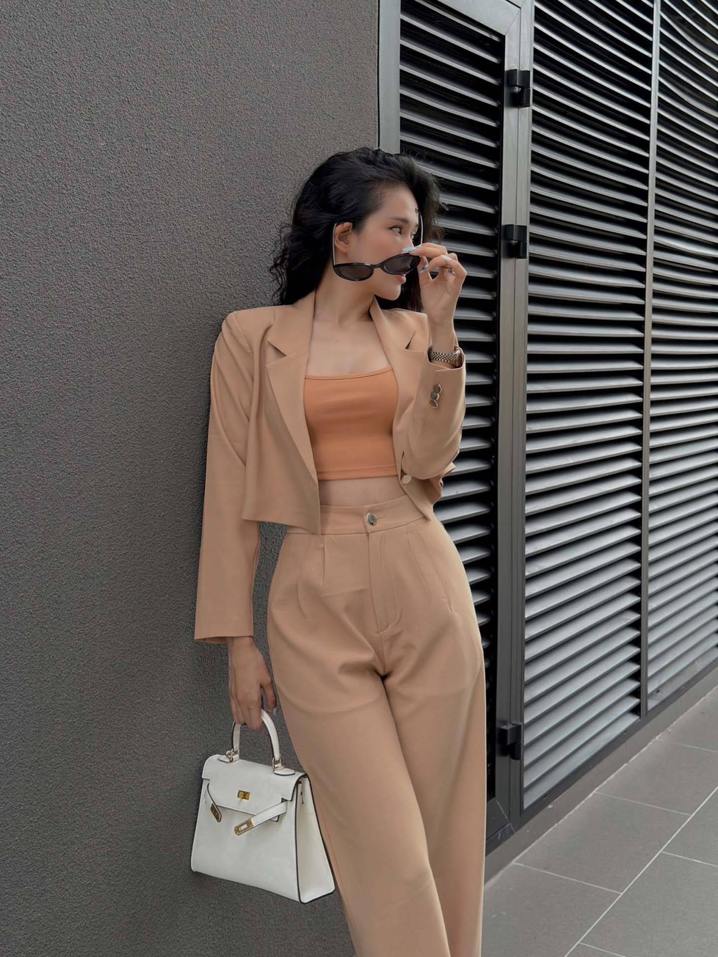 Set Hang Out Suit Crop Jacket