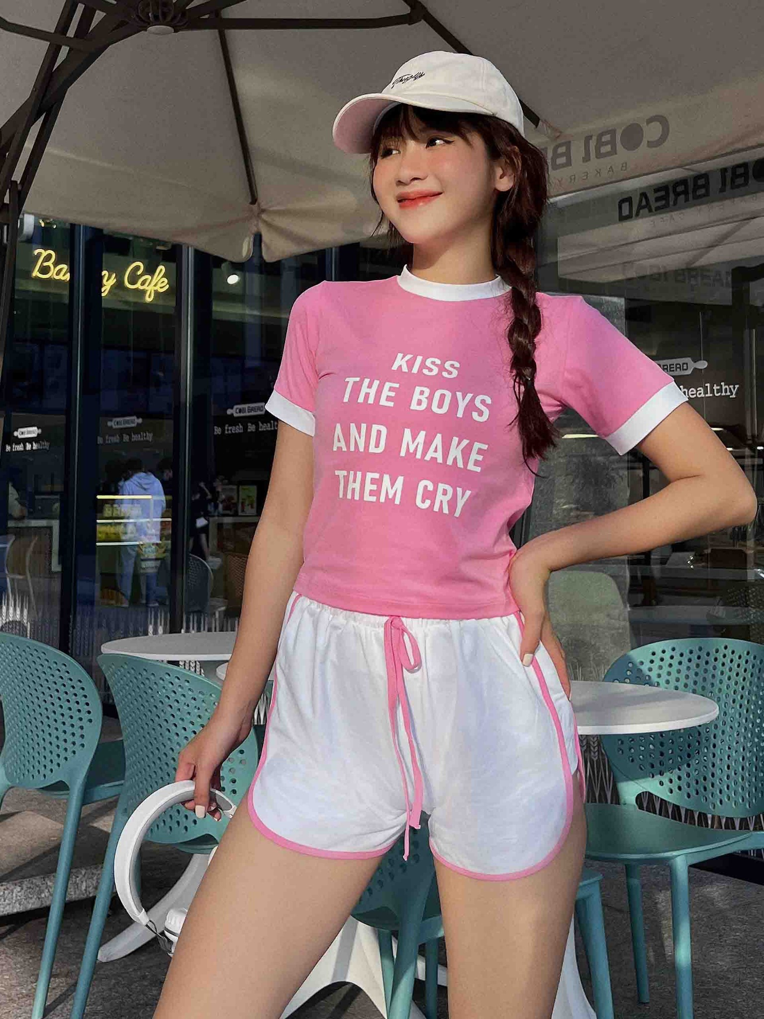 Set Short T-shirt Sporty Quotes