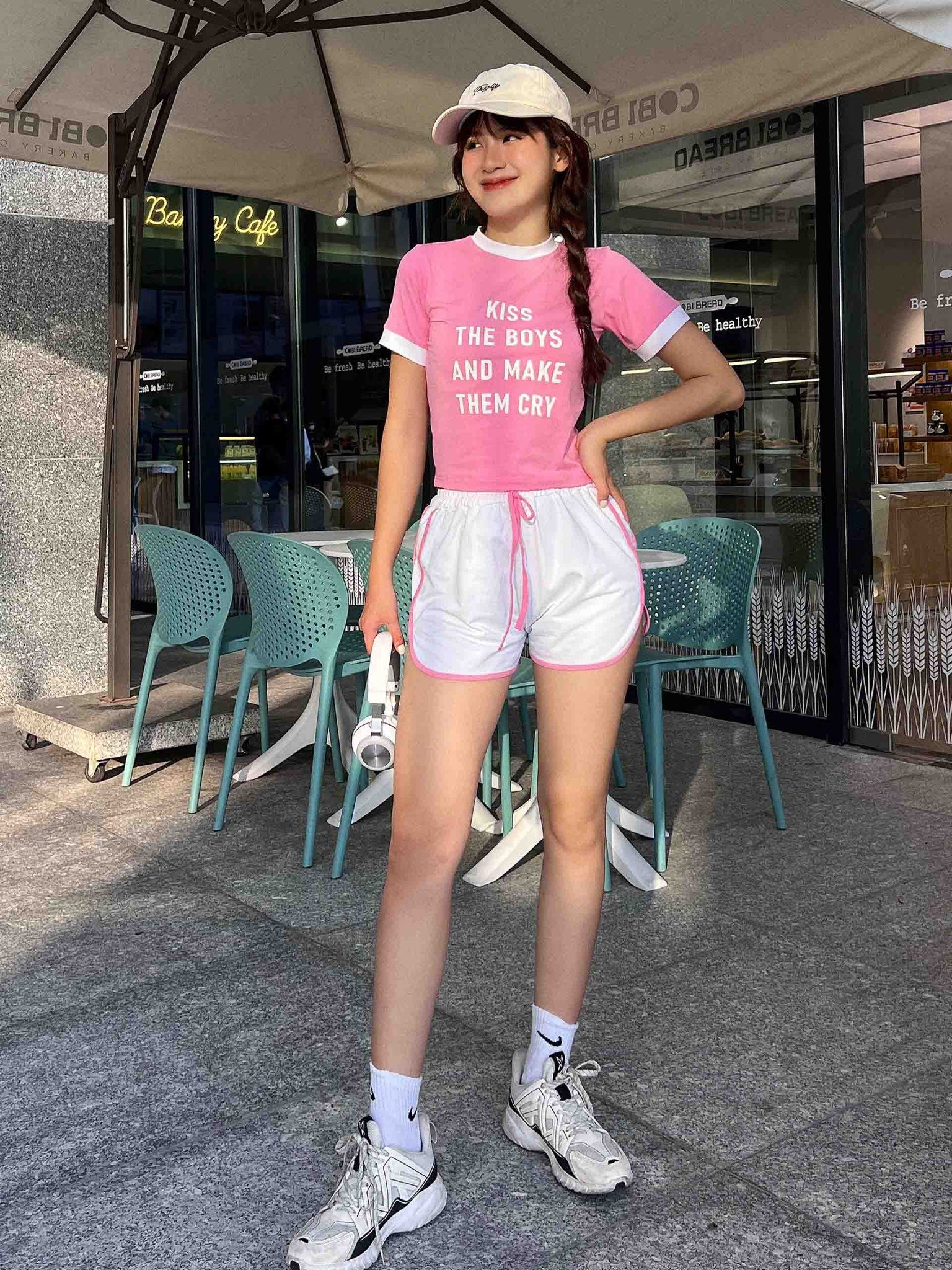 Set Short T-shirt Sporty Quotes