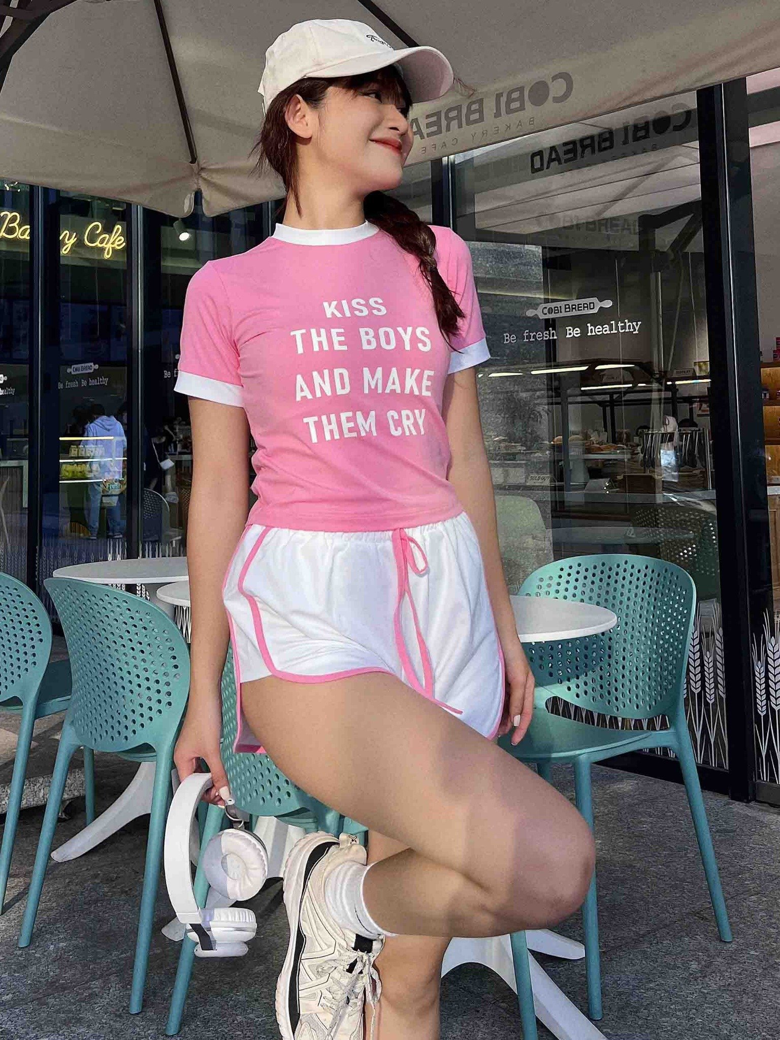 Set Short T-shirt Sporty Quotes