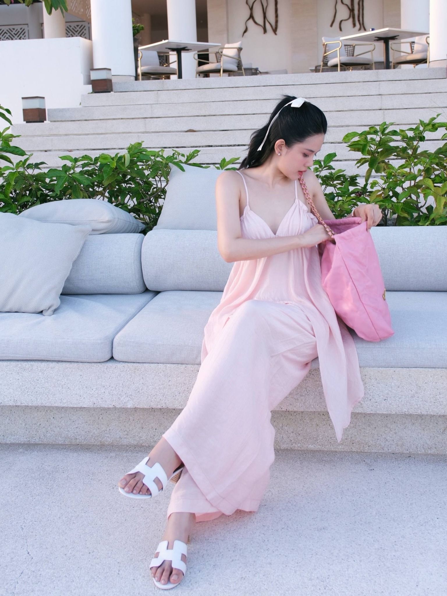 Set Áo Camiform Flowing Loose Pant