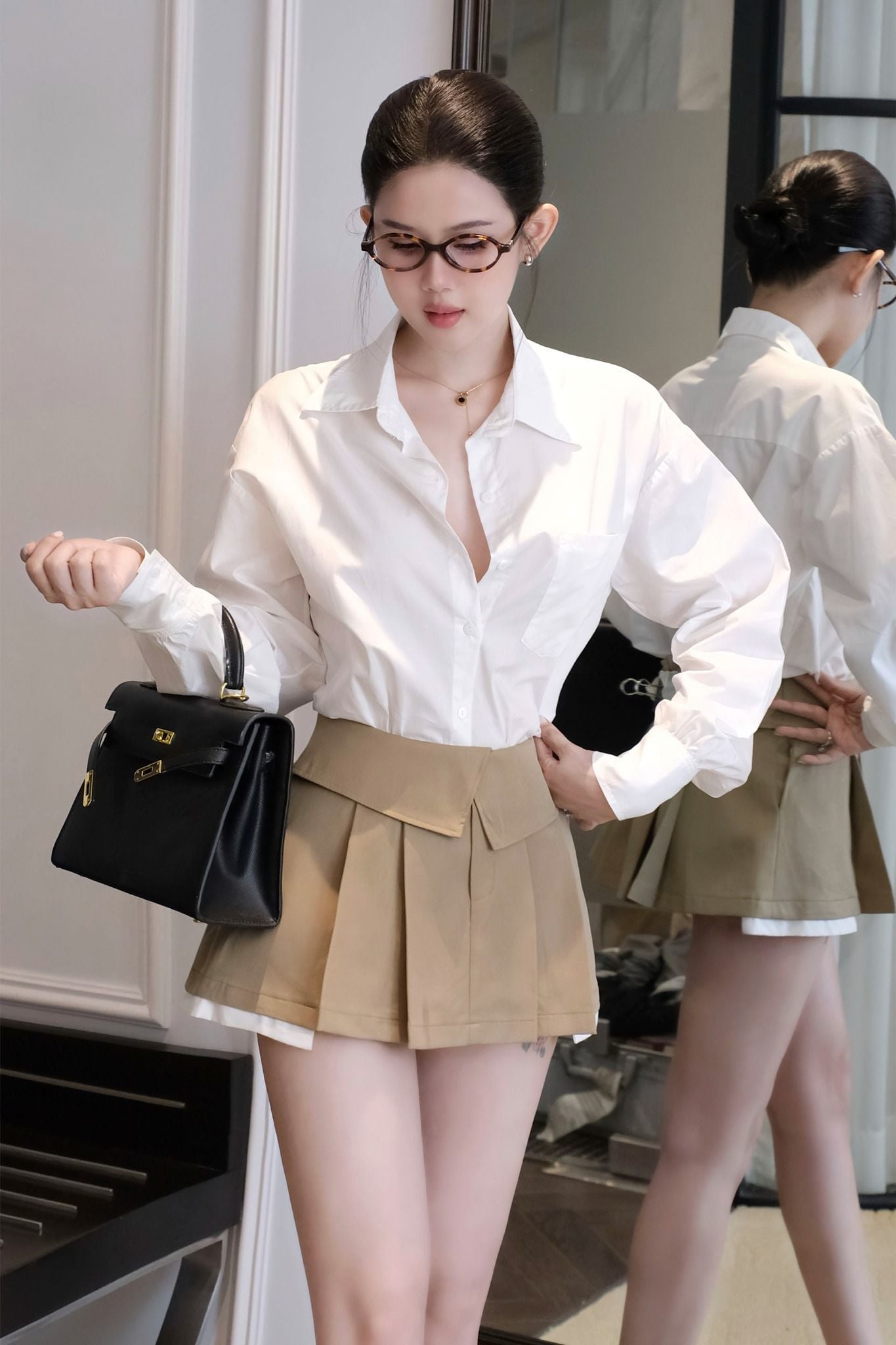 Chân Váy Grand Pleat Hem