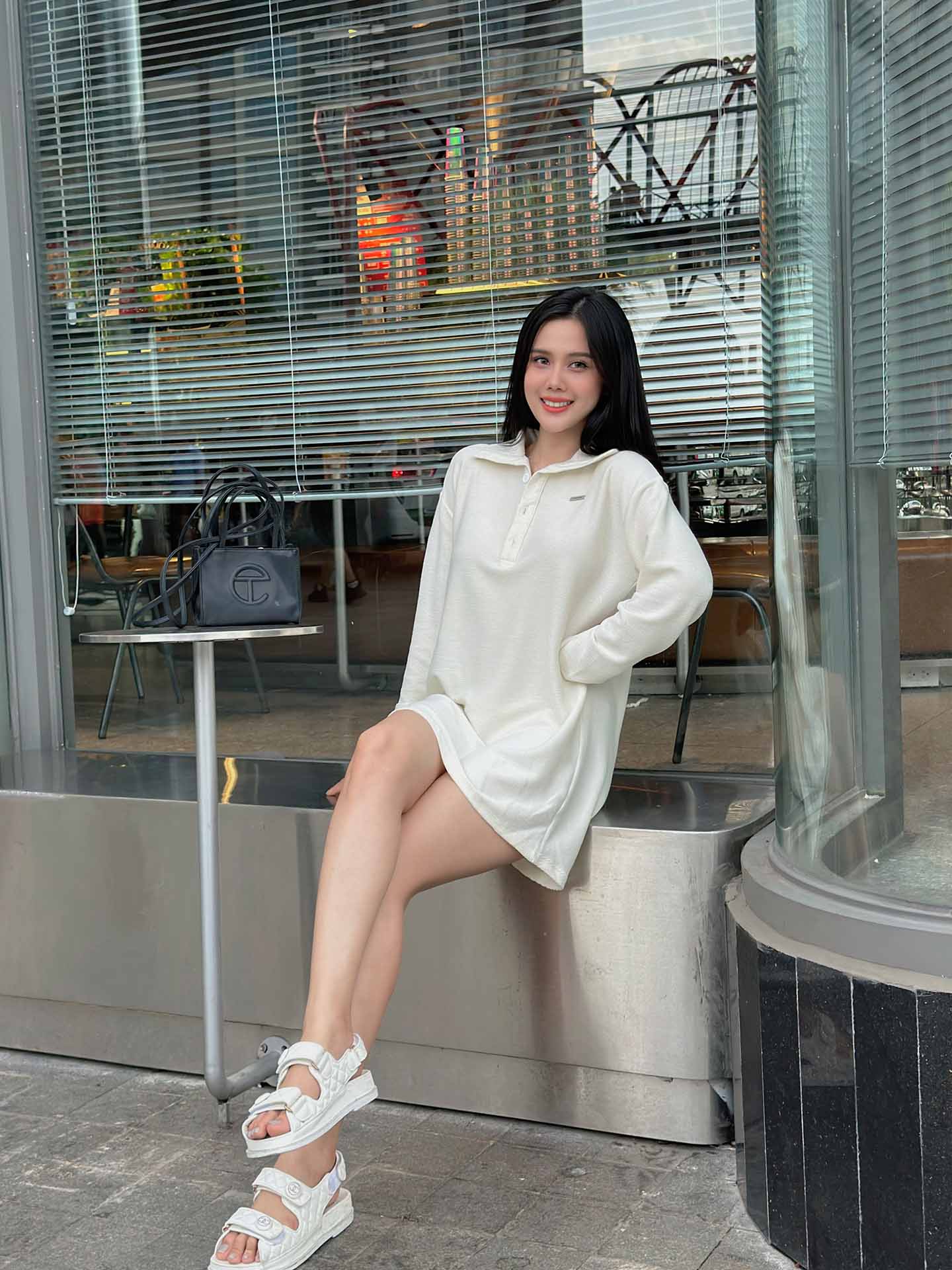 Đầm Ngắn Knitwear Polodress