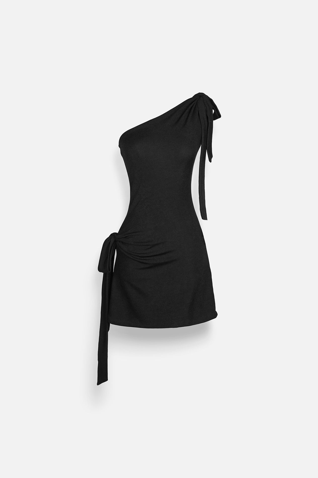 Đầm Ngắn Side Bowtie Gentle