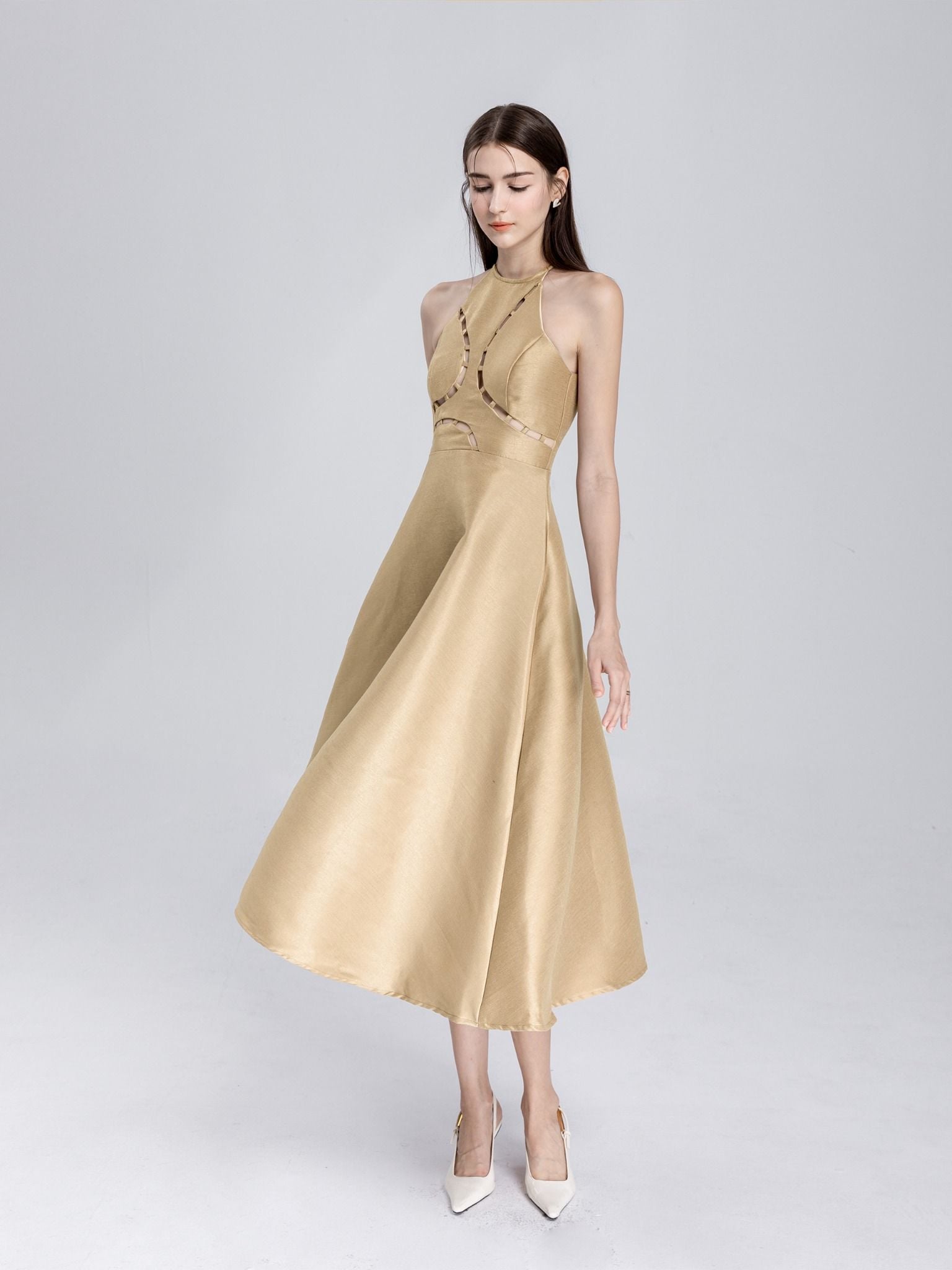 Đầm Dài Halter Lady Secret