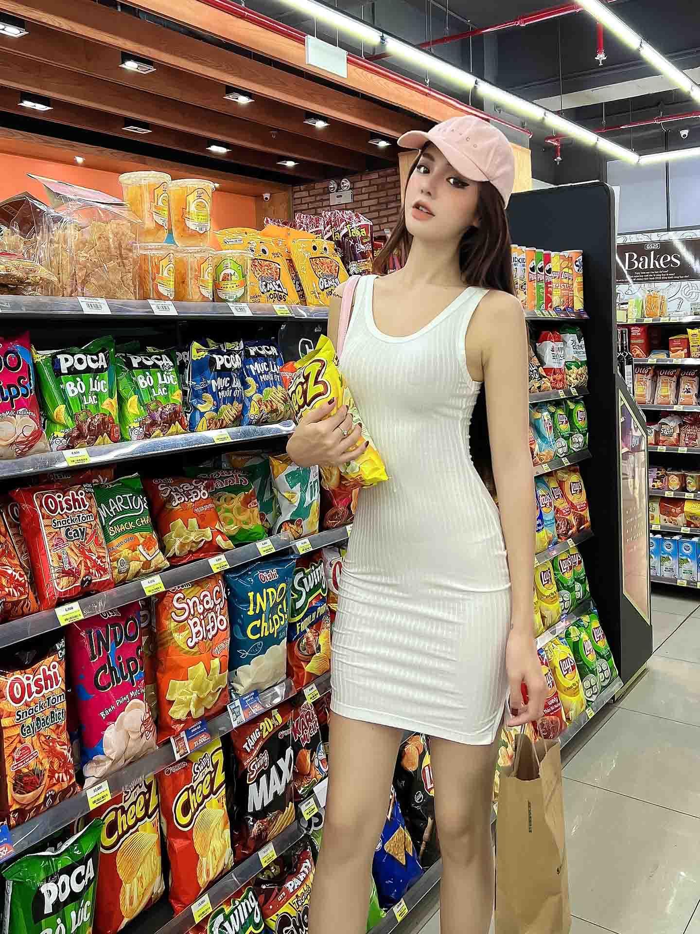 Đầm Ngắn Bodycon Slit