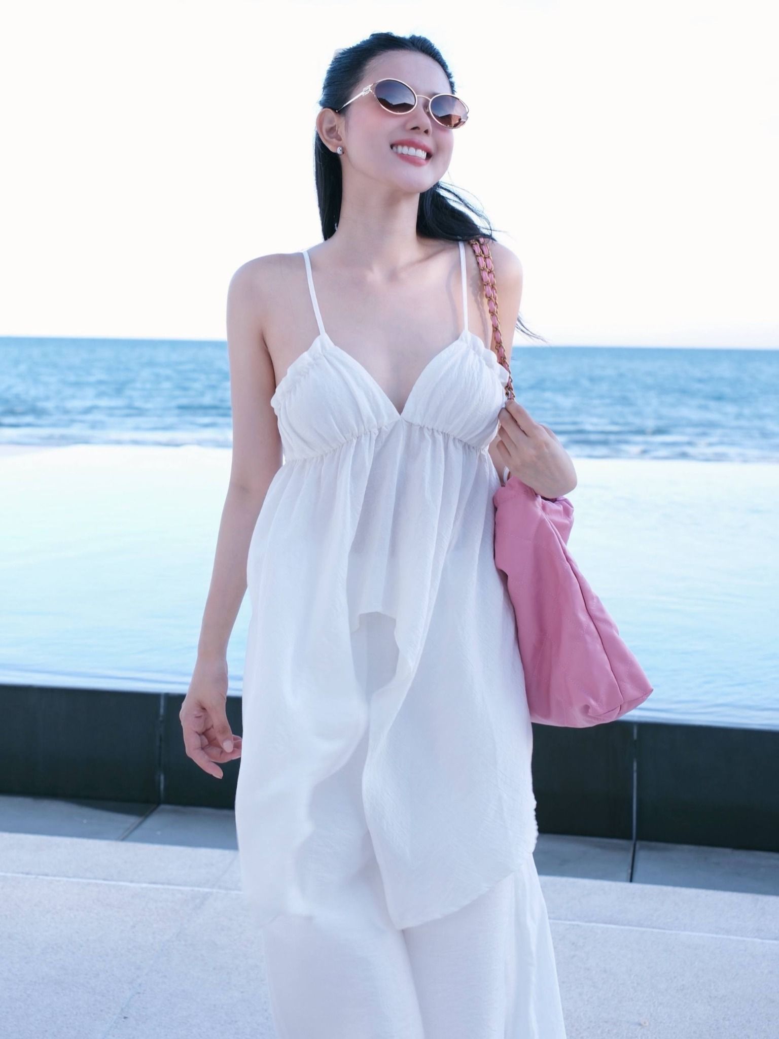 Set Áo Camiform Flowing Loose Pant