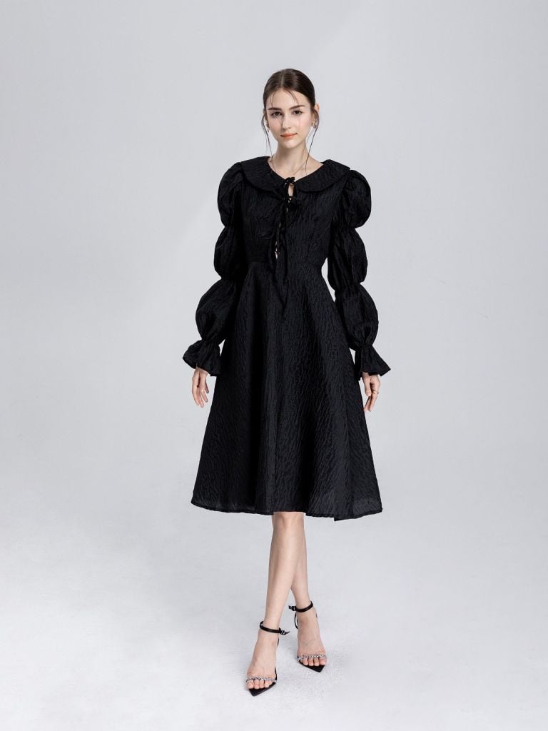  Đầm Dài Gentle Pump Long Sleeves 