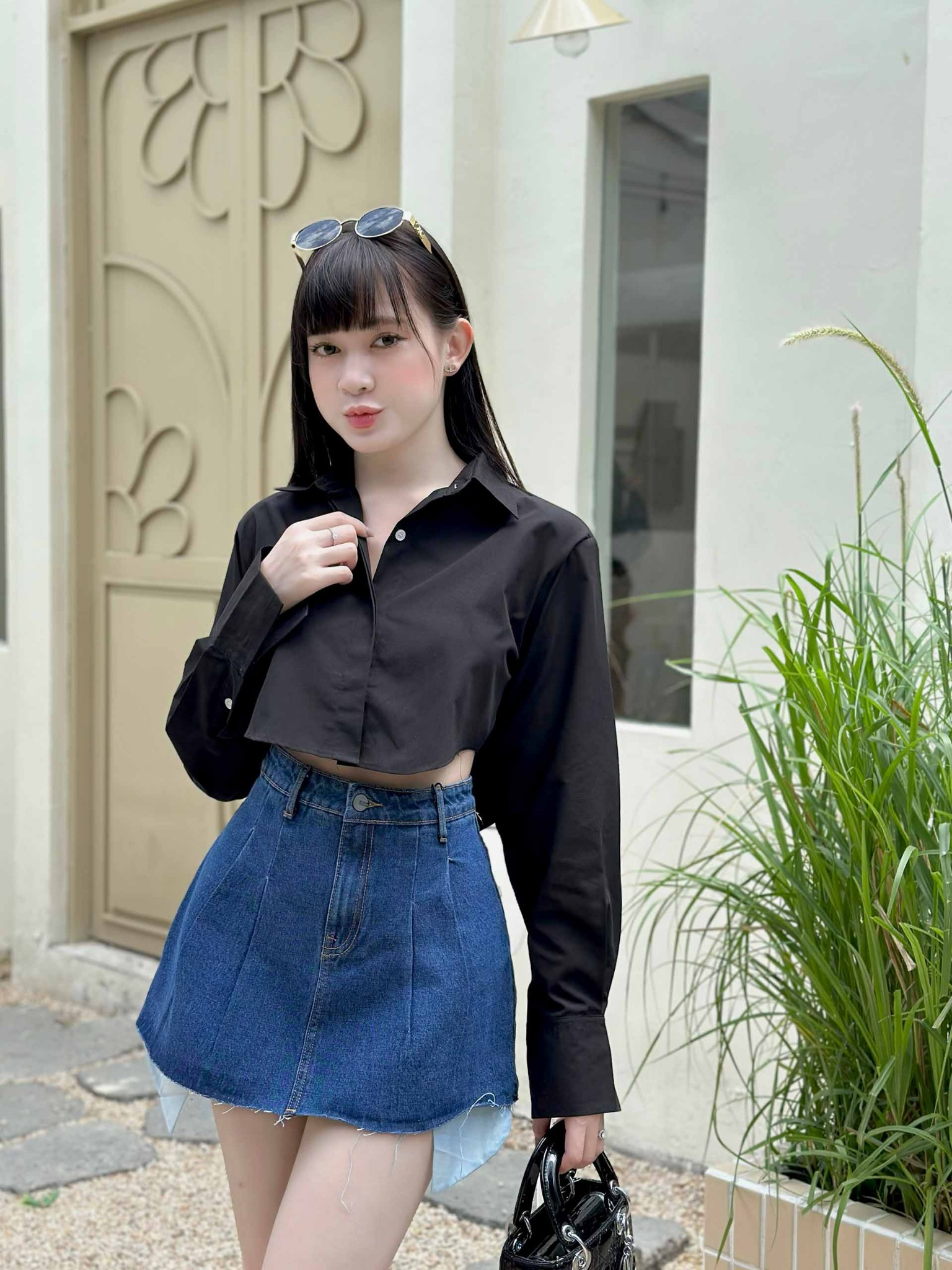 Chân Váy Ngắn Denim Typical Blue