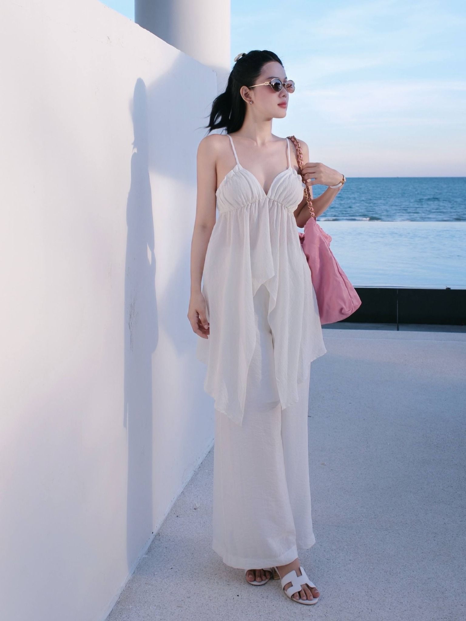 Set Áo Camiform Flowing Loose Pant