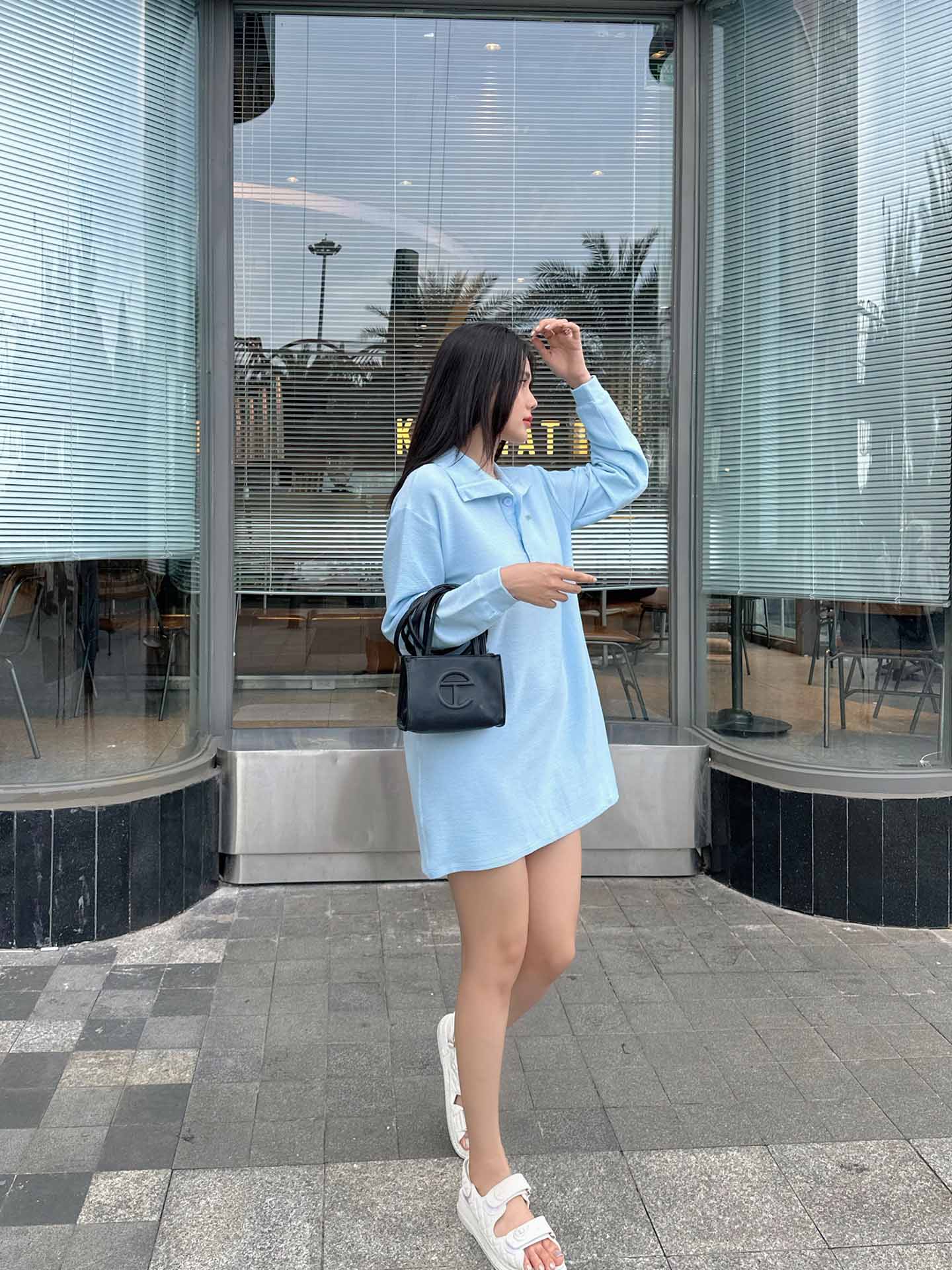 Đầm Ngắn Knitwear Polodress