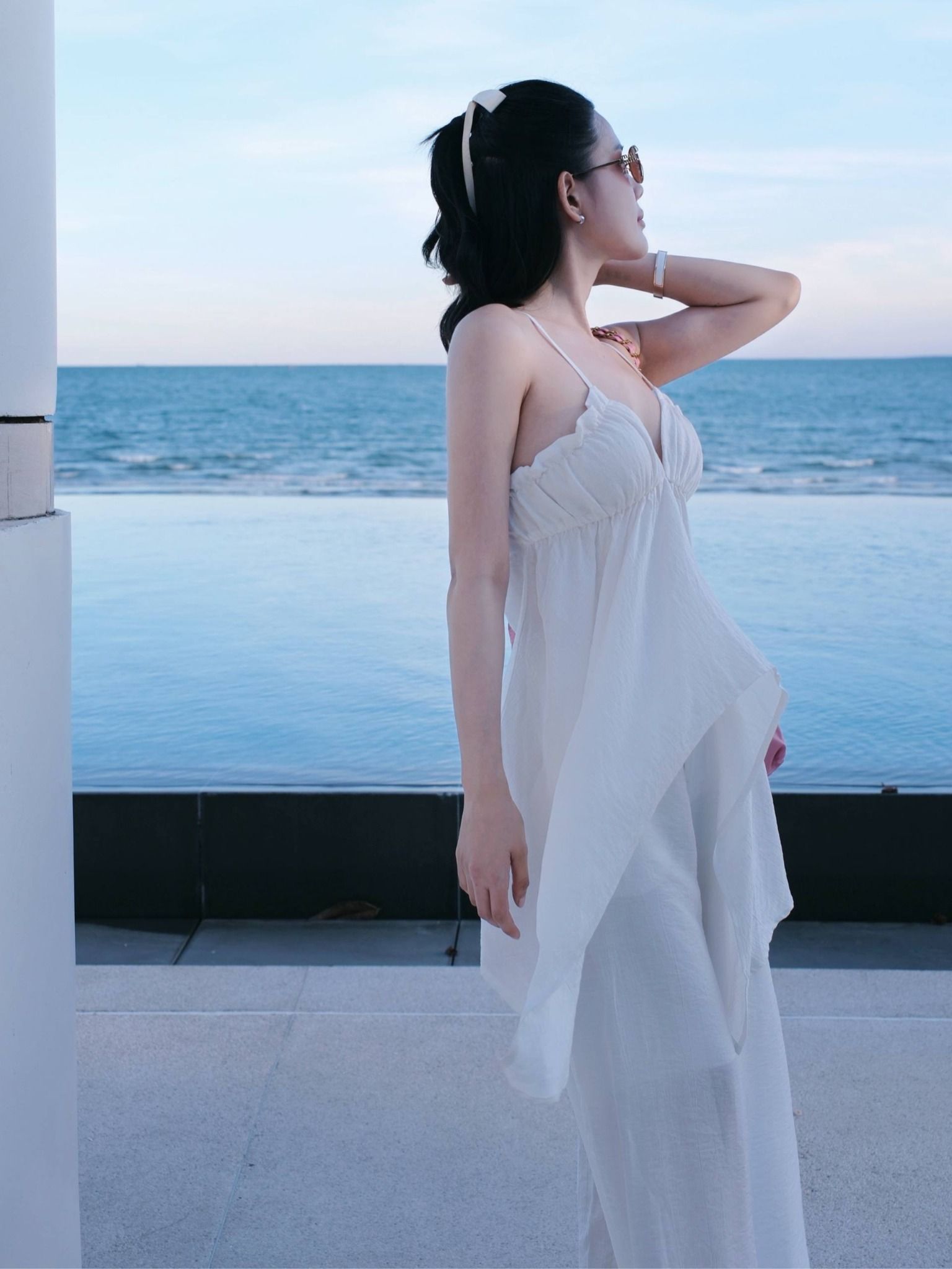 Set Áo Camiform Flowing Loose Pant