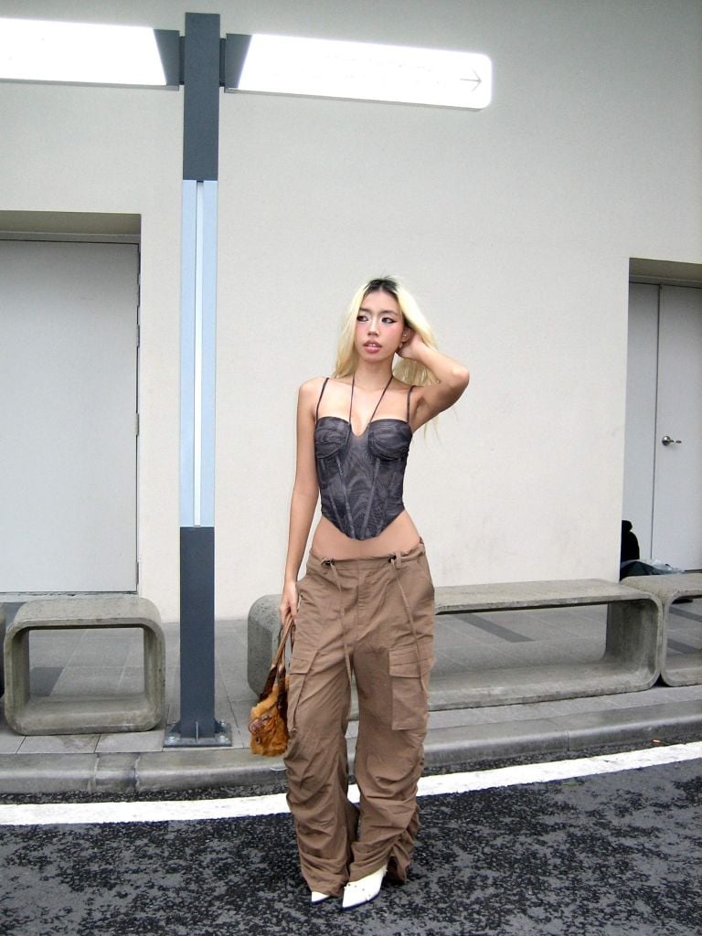  Quần Dài Ruffle Side Style 