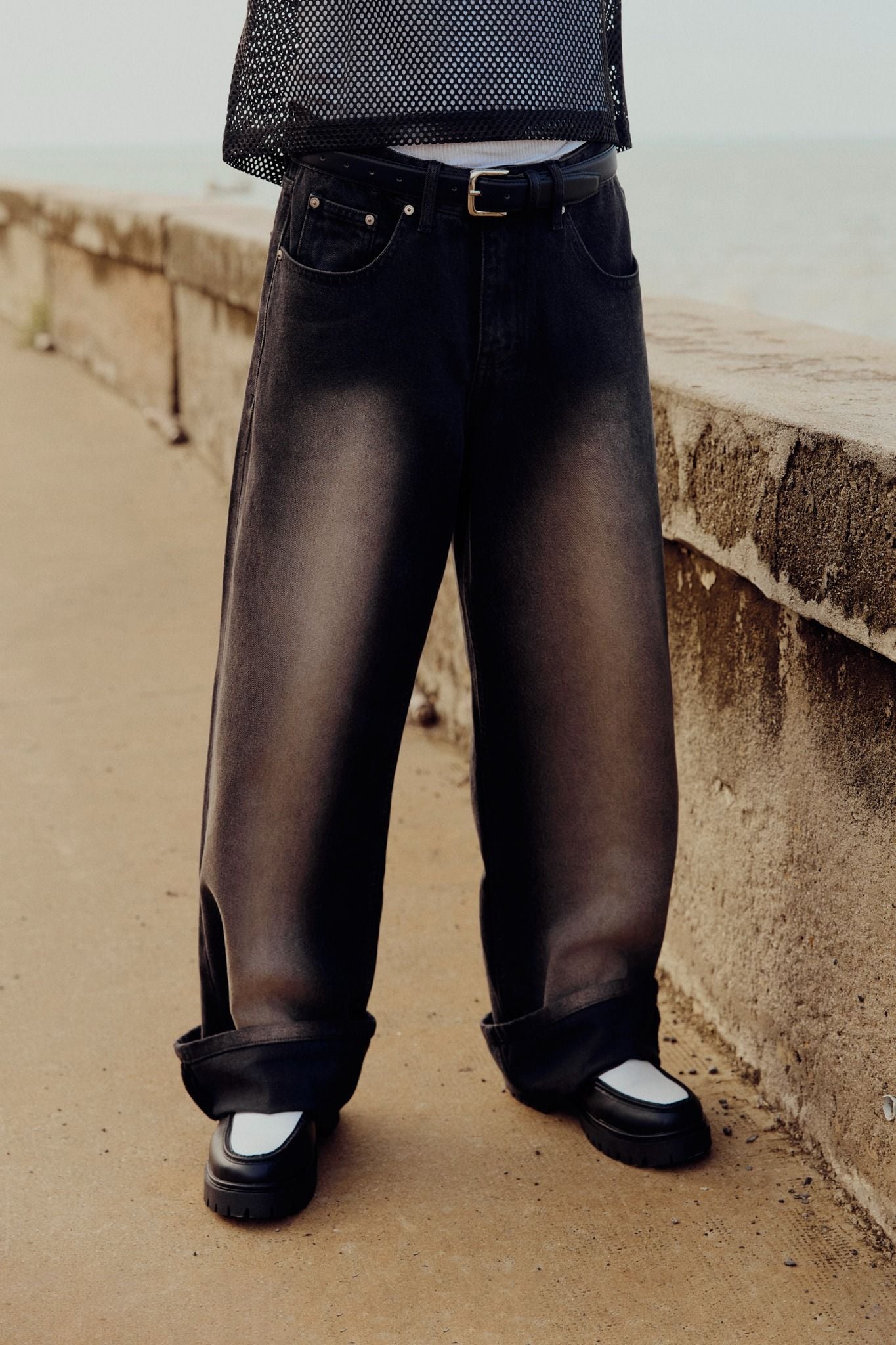 Quần Jean Relaxed Black Washed * Én Col 25