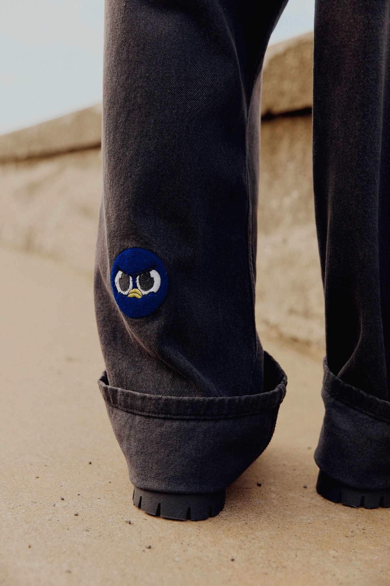 Quần Jean Relaxed Black Washed * Én Col 25