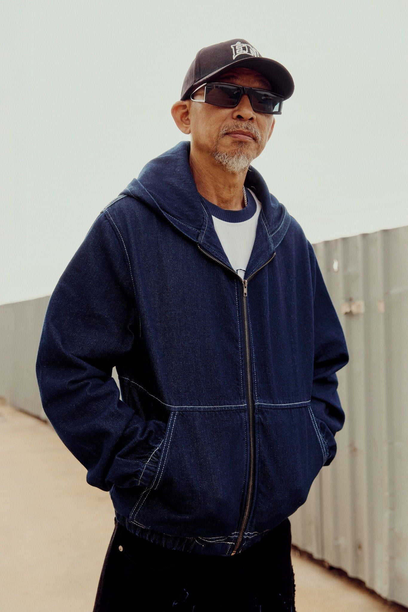 Áo Khoác Indigo Hood Relaxed * Én Col 25