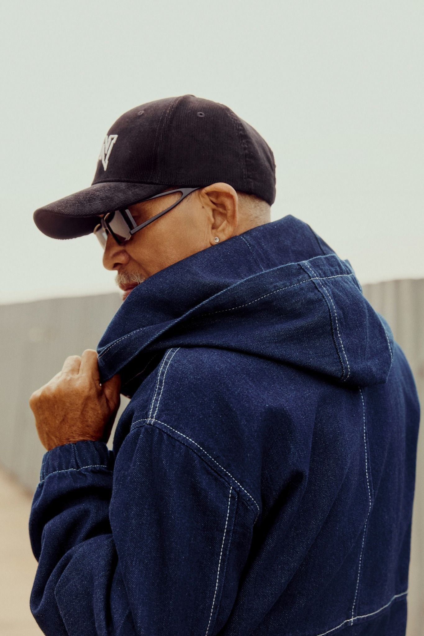 Áo Khoác Indigo Hood Relaxed * Én Col 25