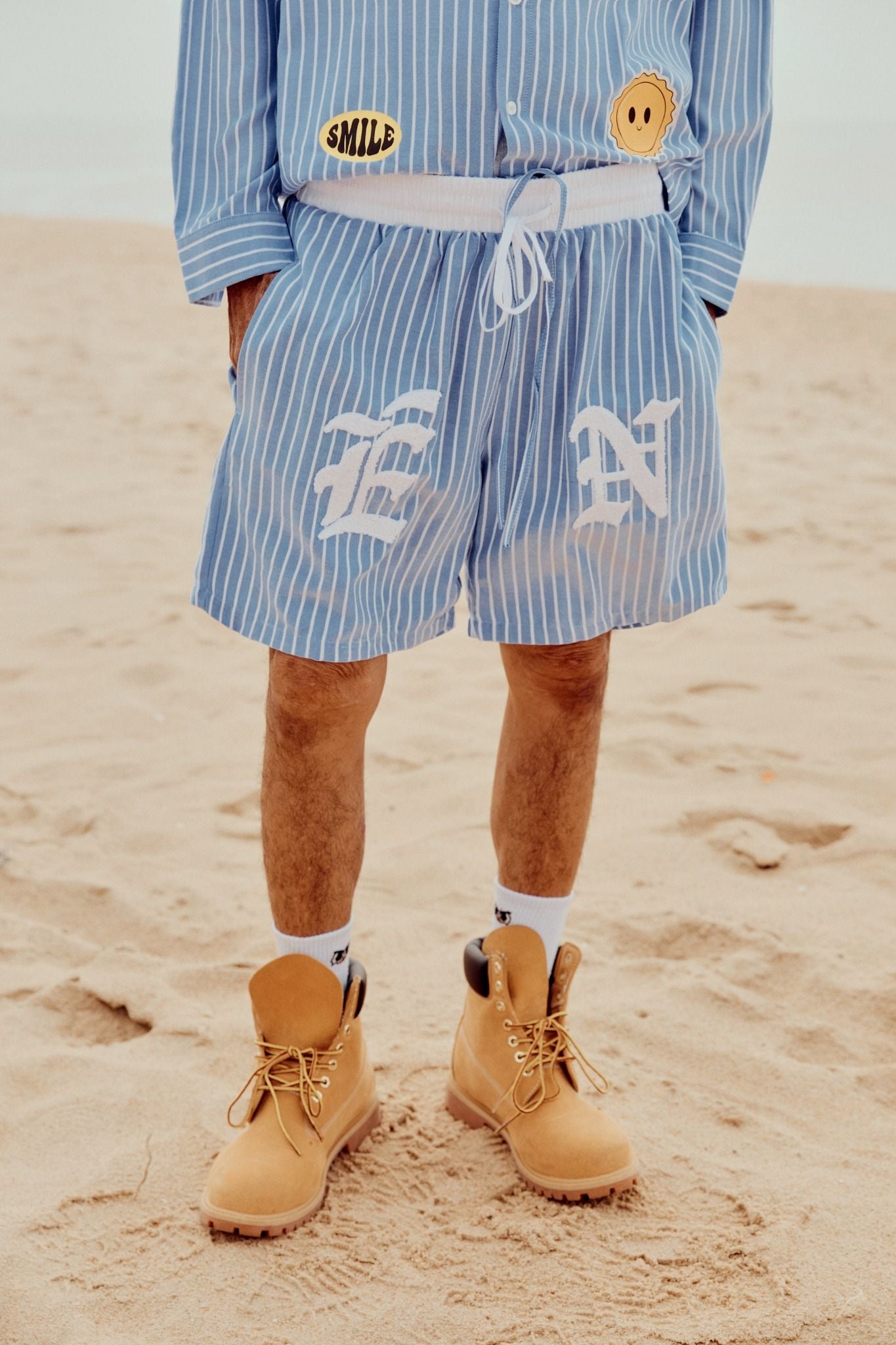  Quần Short Relaxed Stripes Number * Én Col 25 