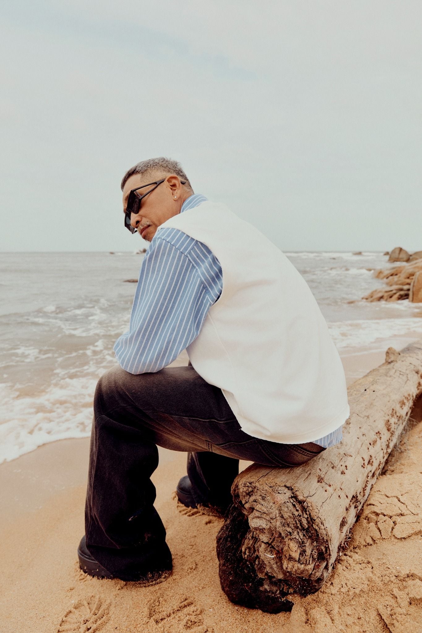 Áo Tanktop Boxy Unfinished * Én Col 25