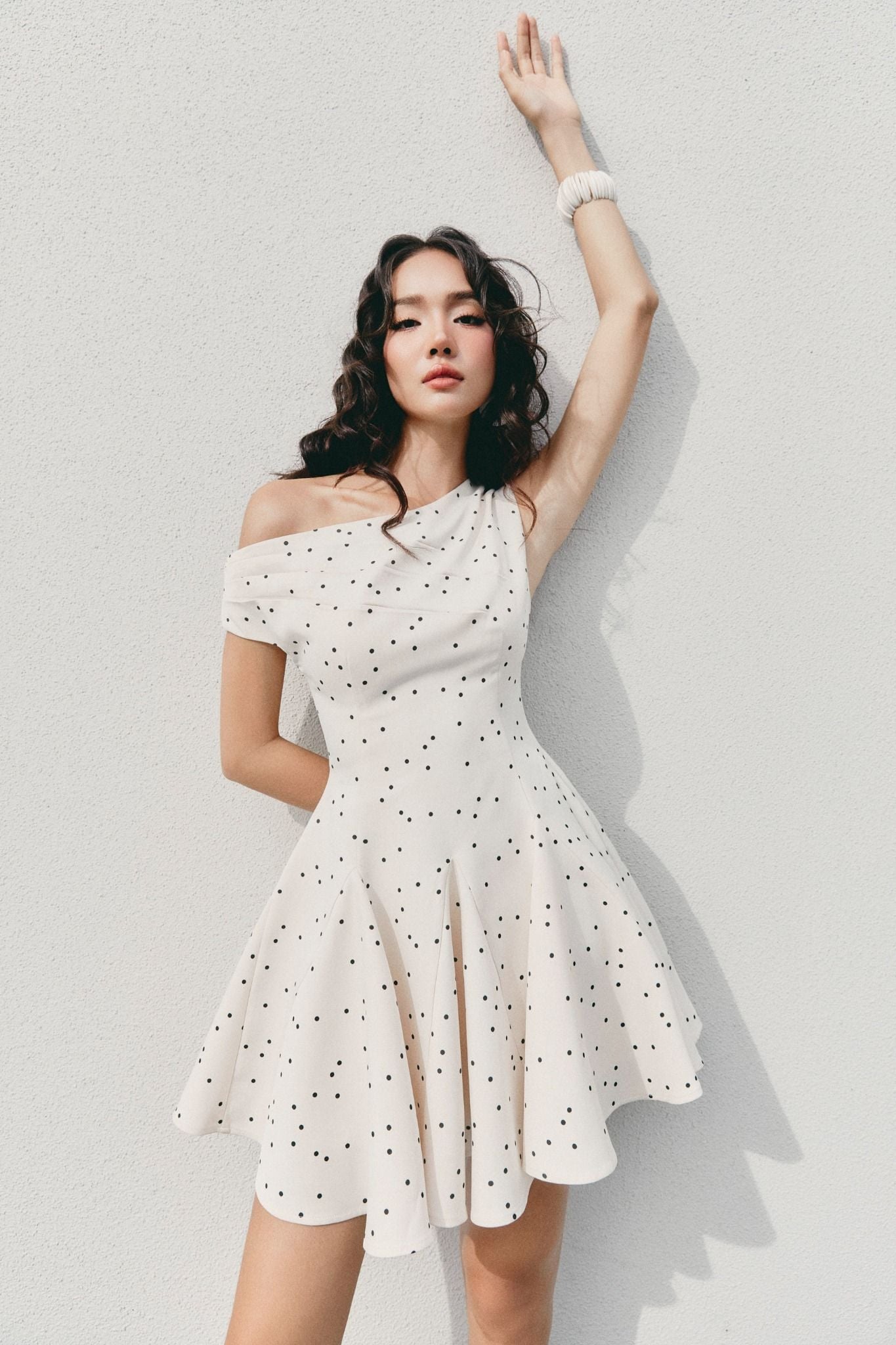 Đầm Ngắn One Shoulder Cocktail