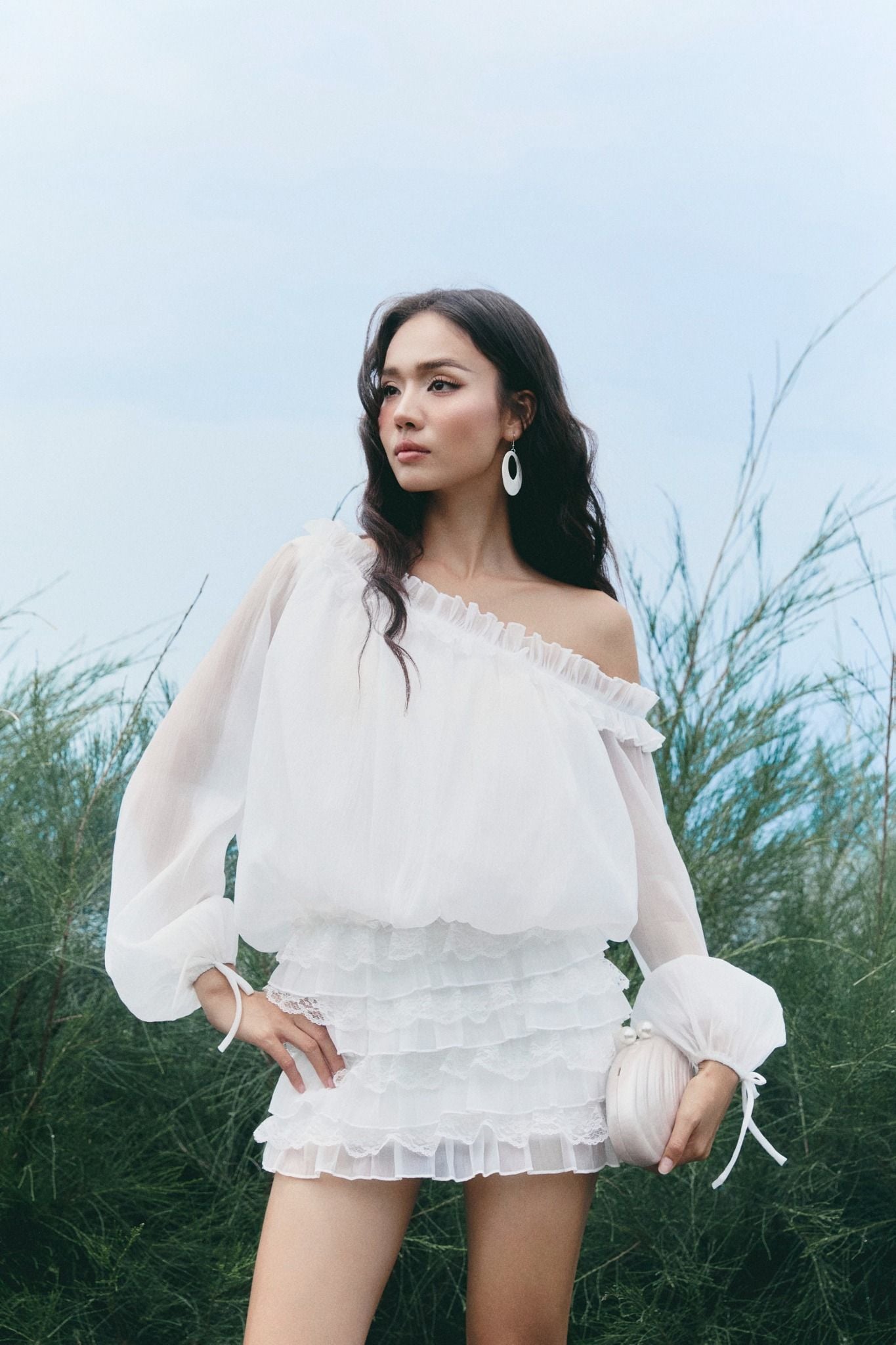 Đầm Ngắn Flowy Layers