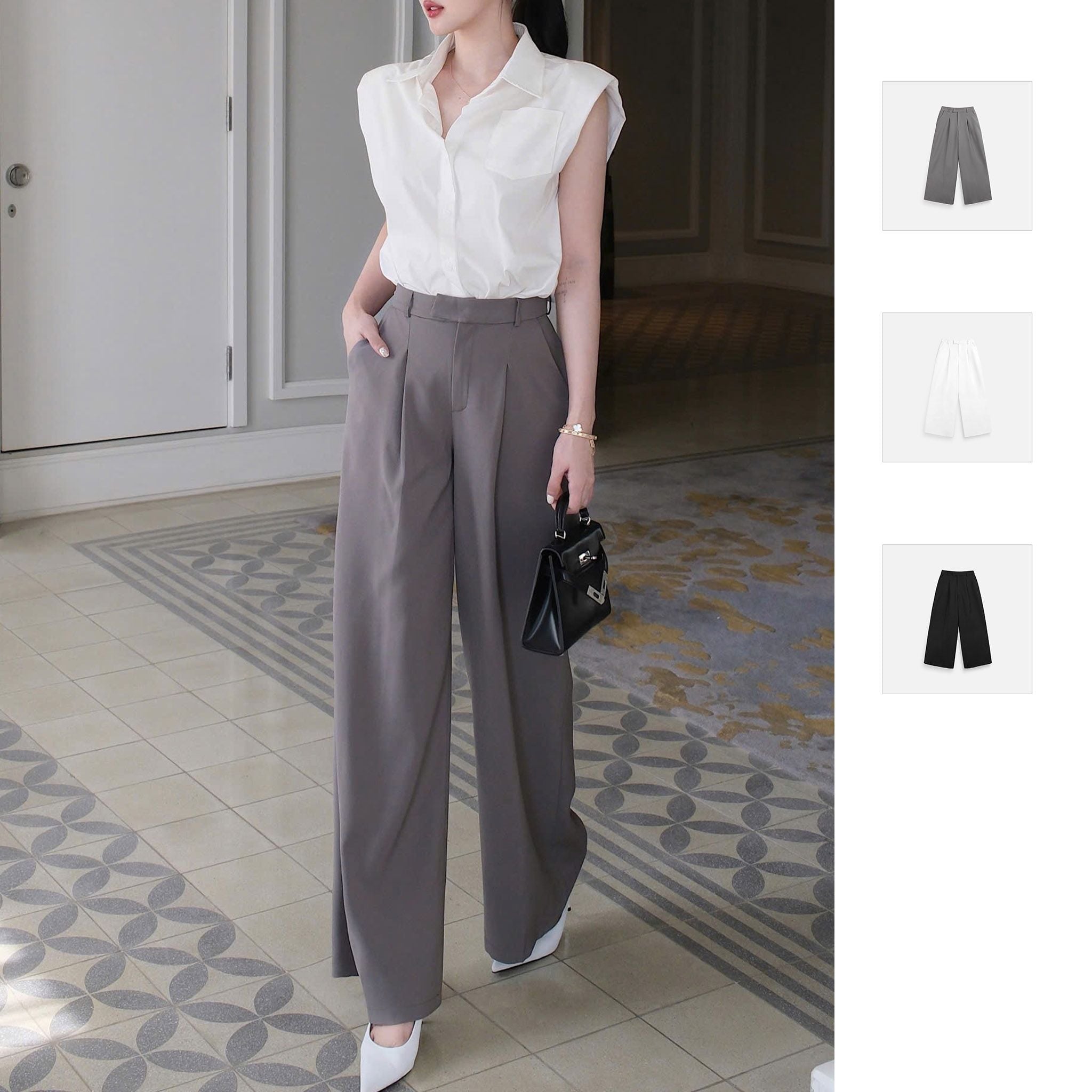 Quần Dài Wide Legs Carolan