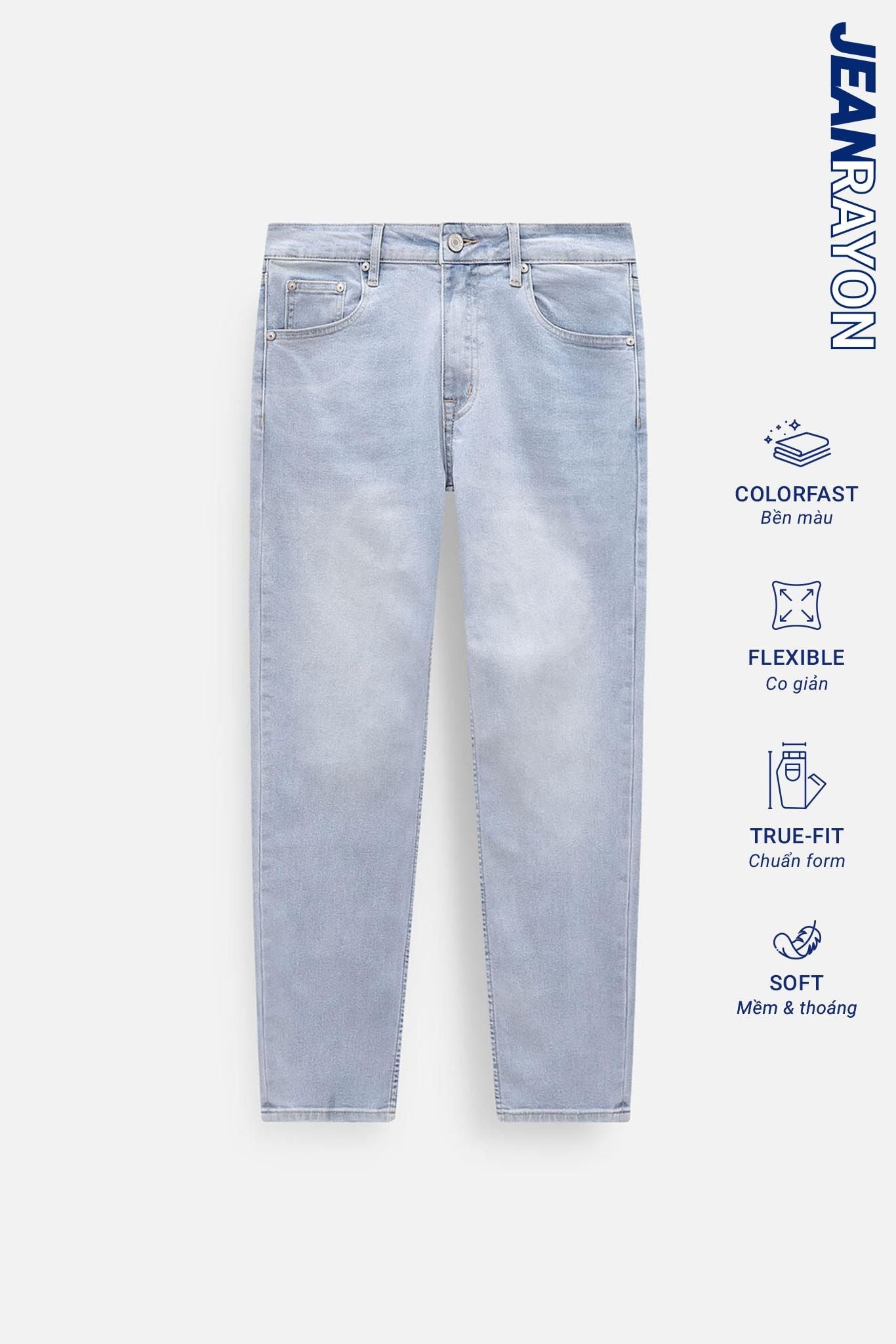 Quần Jean Rayon Slim Fri Bright Blue