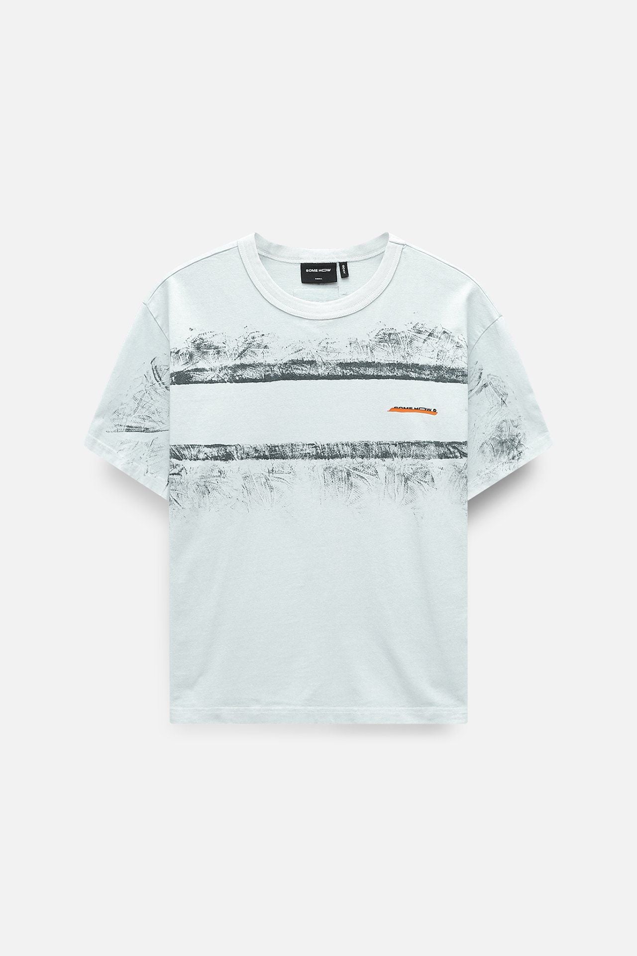 Áo Thun Boxy Smoke Effect Orange Label