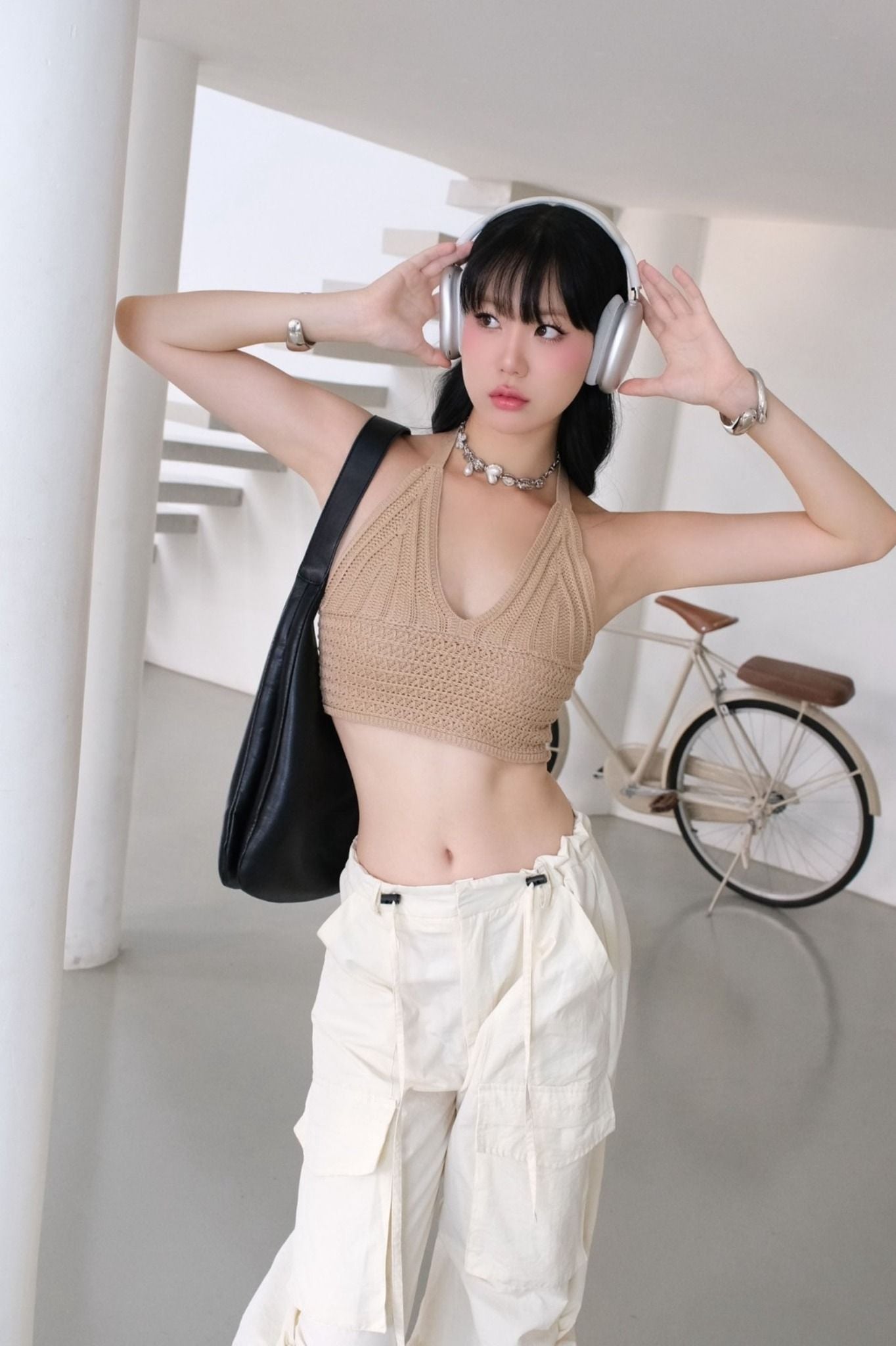 Quần Dài Ruffle Side Style