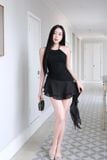 Đầm Ngắn Halter Lacenet