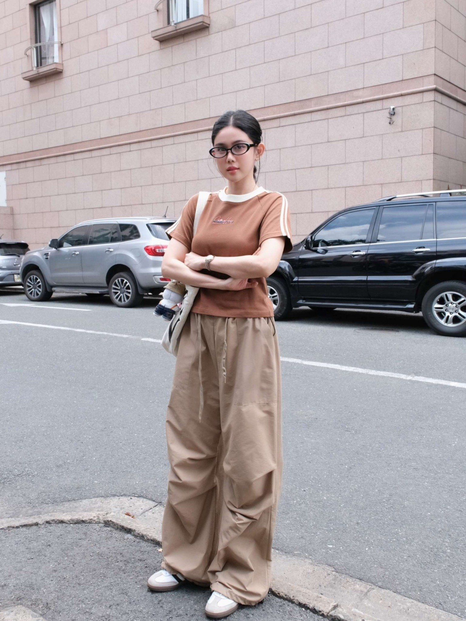 Quần Dài Parachute Knee Layers