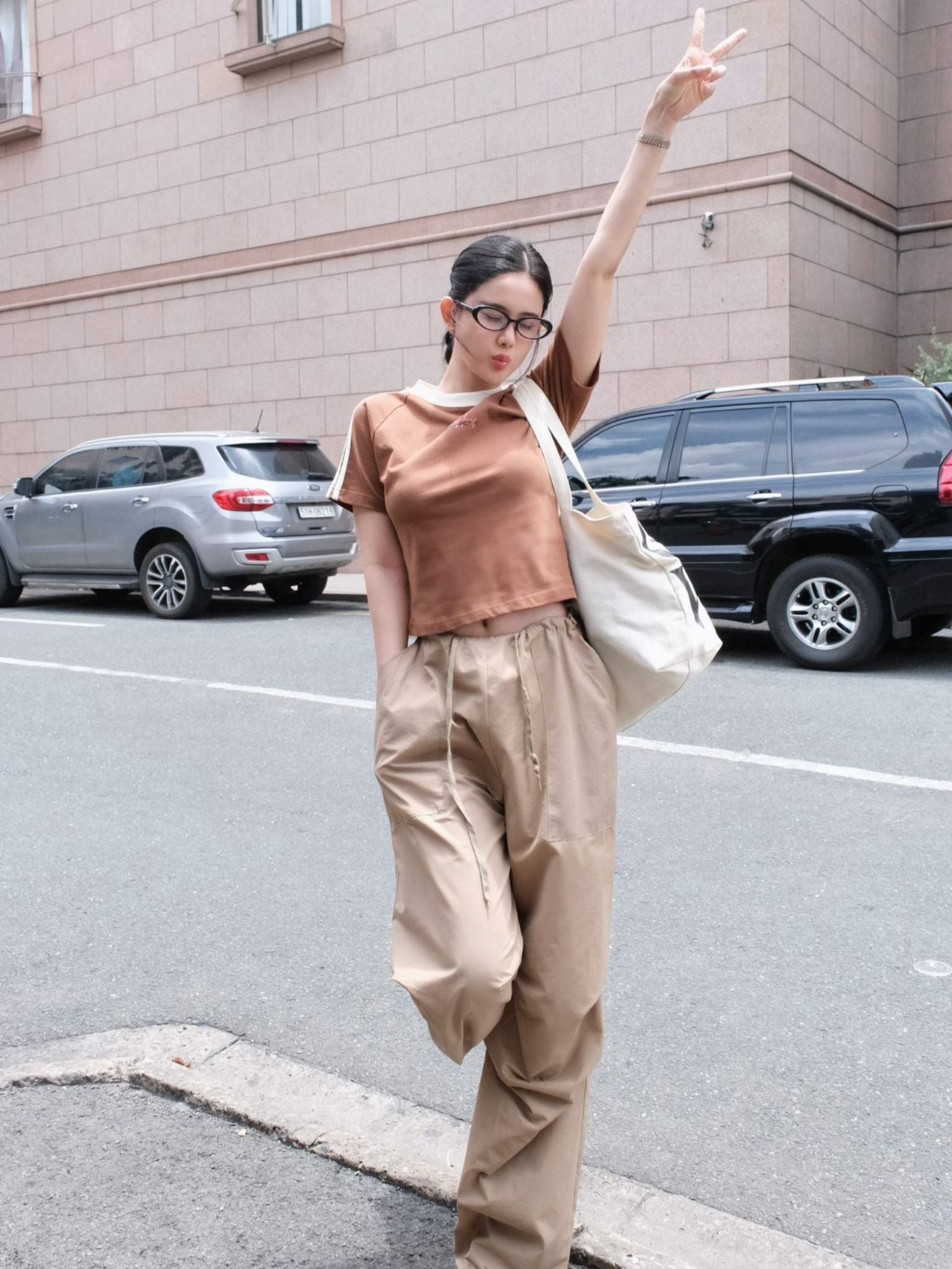 Quần Dài Parachute Knee Layers