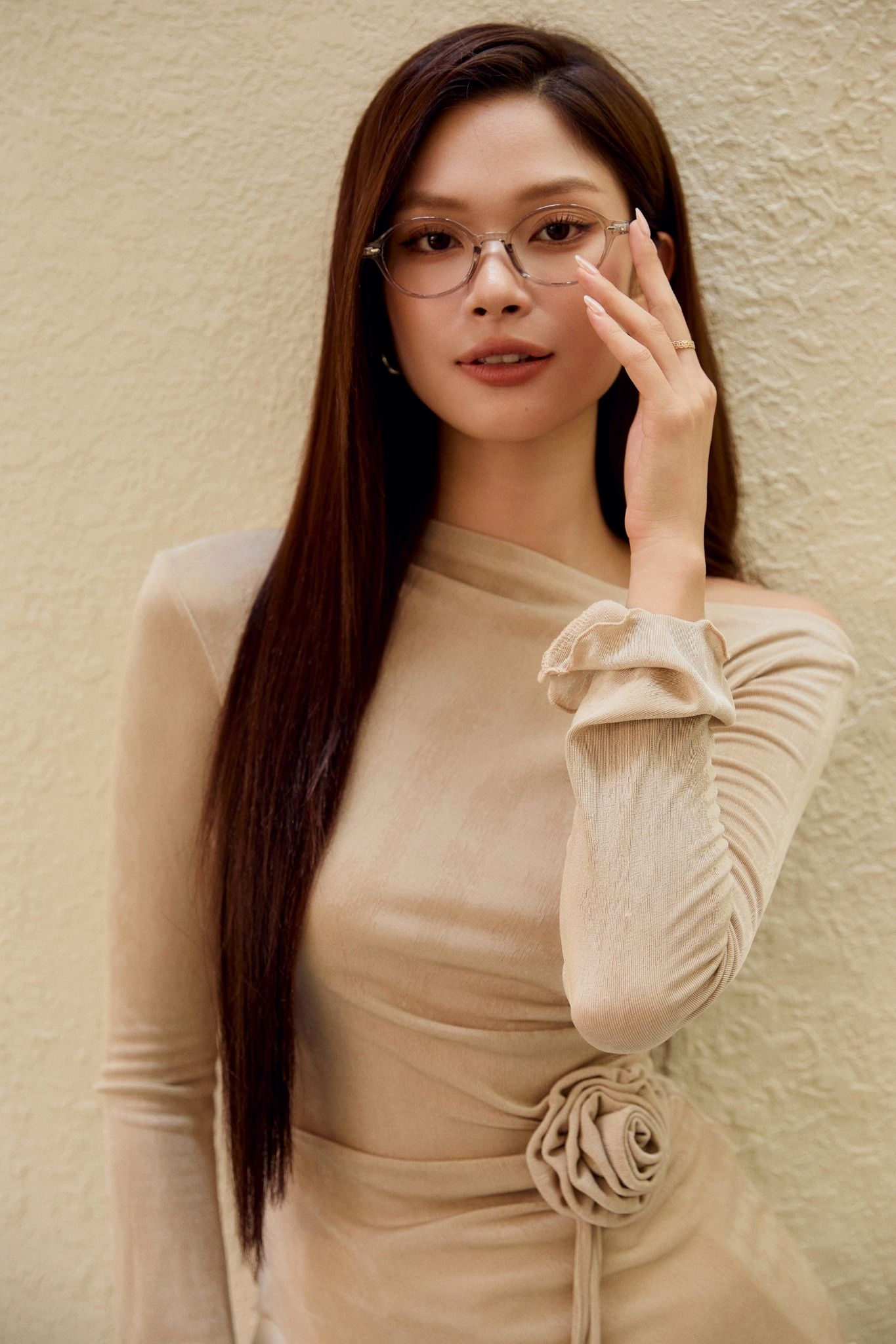 Áo Side Shoulder Flower