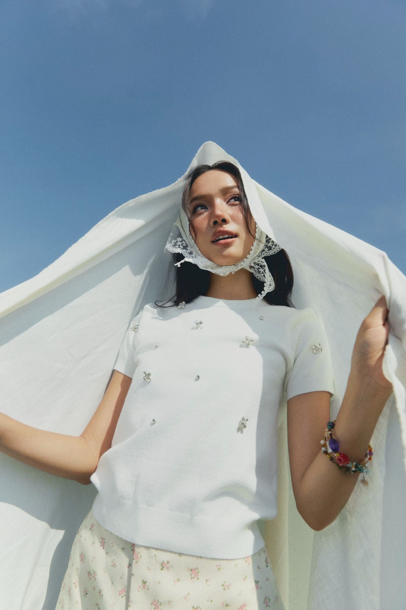 Áo Fine Sparkle Knit