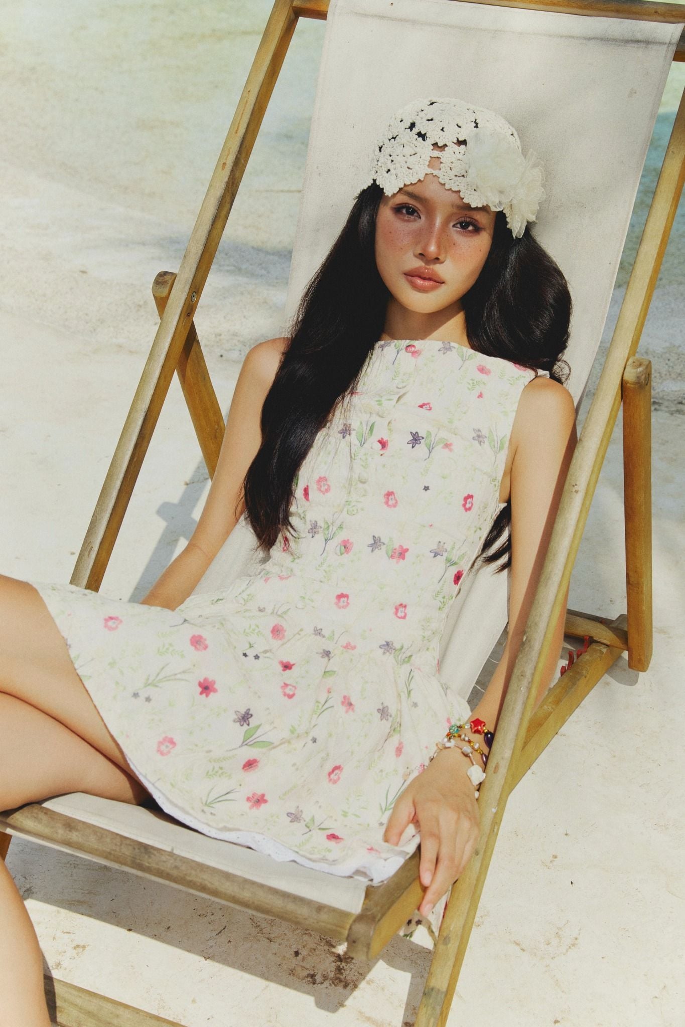 Đầm Ngắn Dropwaist Textured