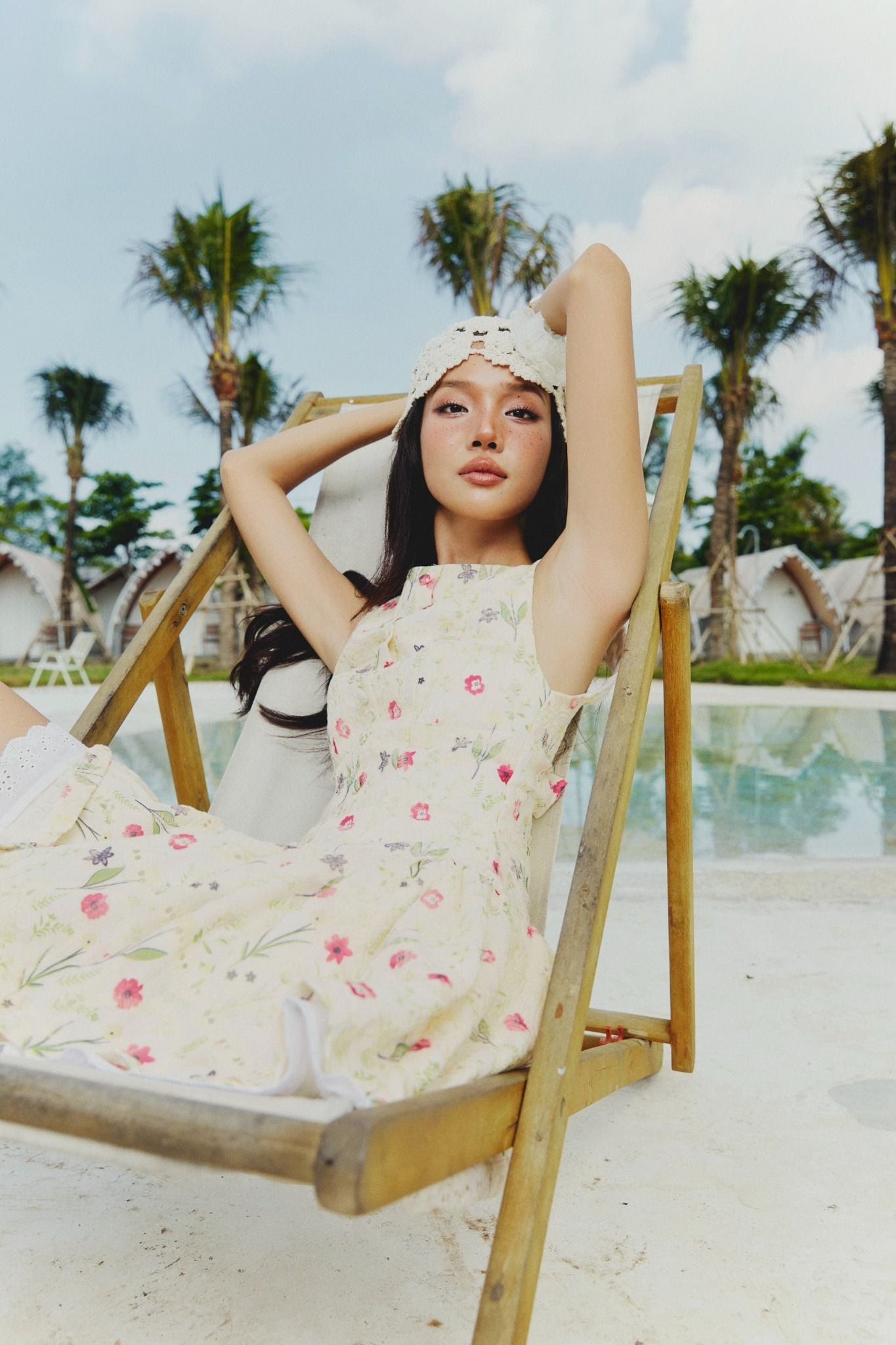 Đầm Ngắn Dropwaist Textured