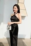 Đầm Dài Halter Split Charming
