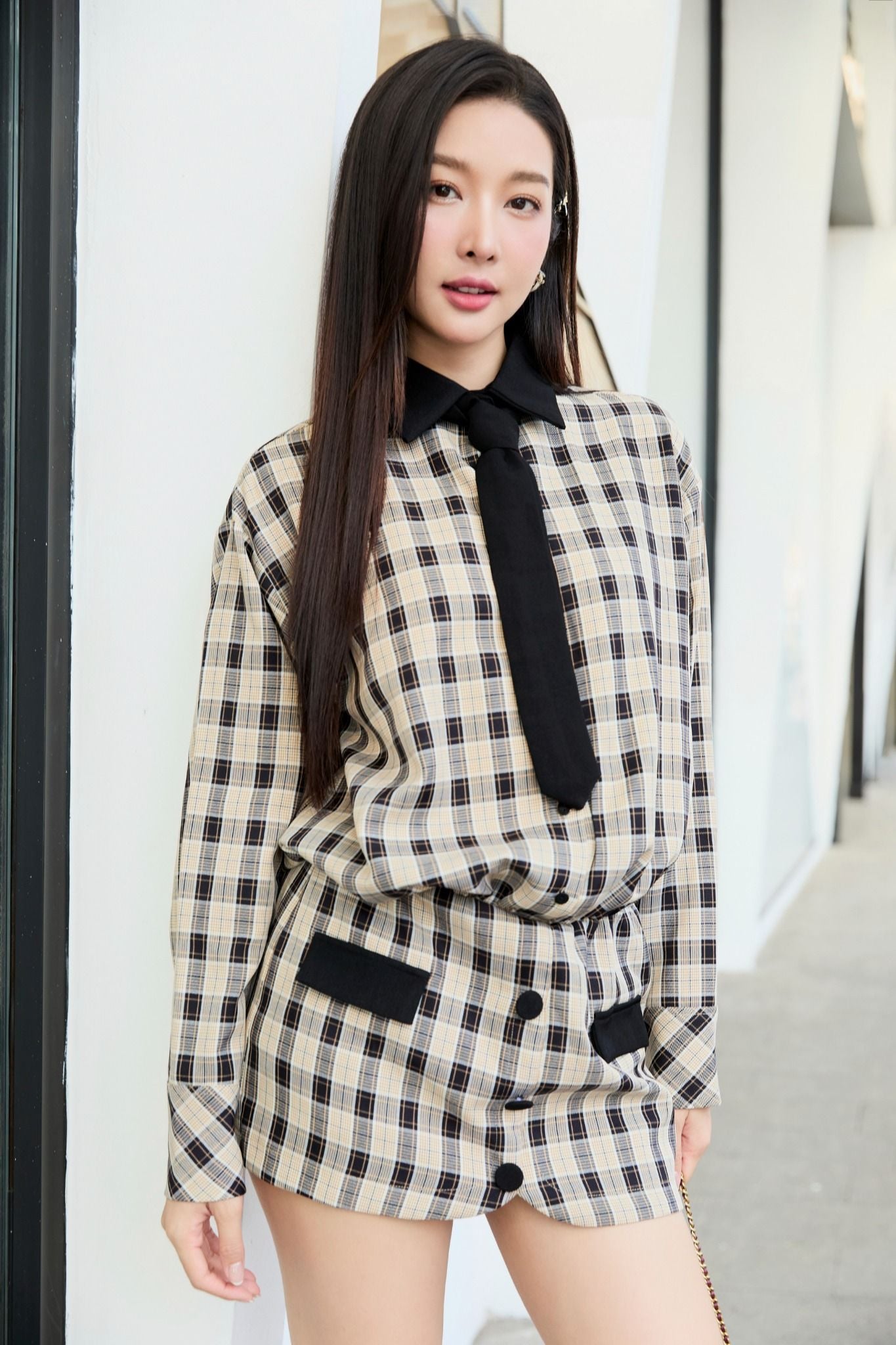 Đầm Ngắn The Checked Style