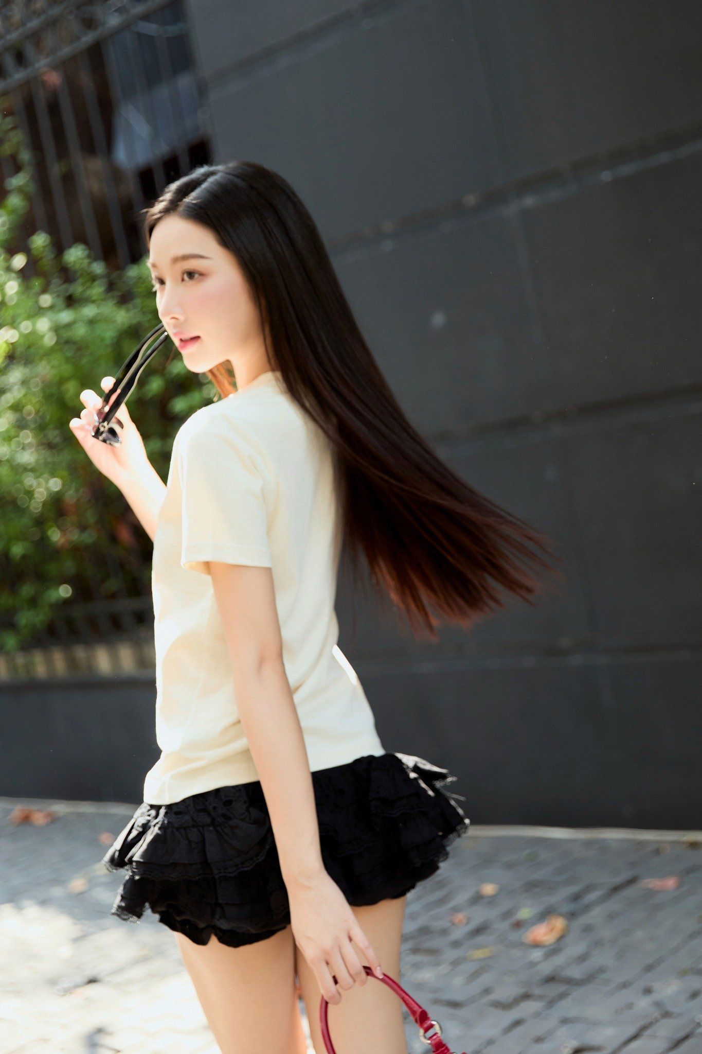 Chân Váy Ngắn Ruff Layers