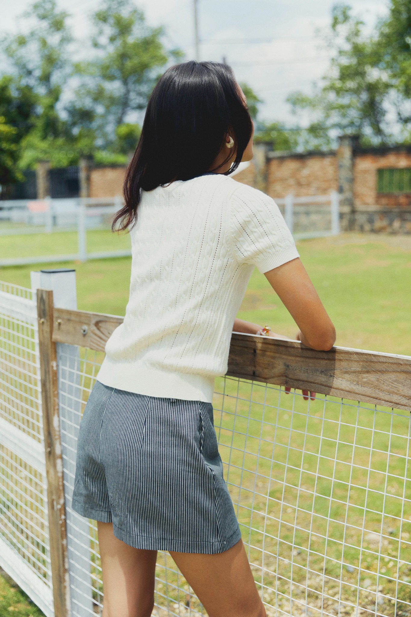 Awheart Ls O Neck Knit Chocolate Martini Aop Hearts M
