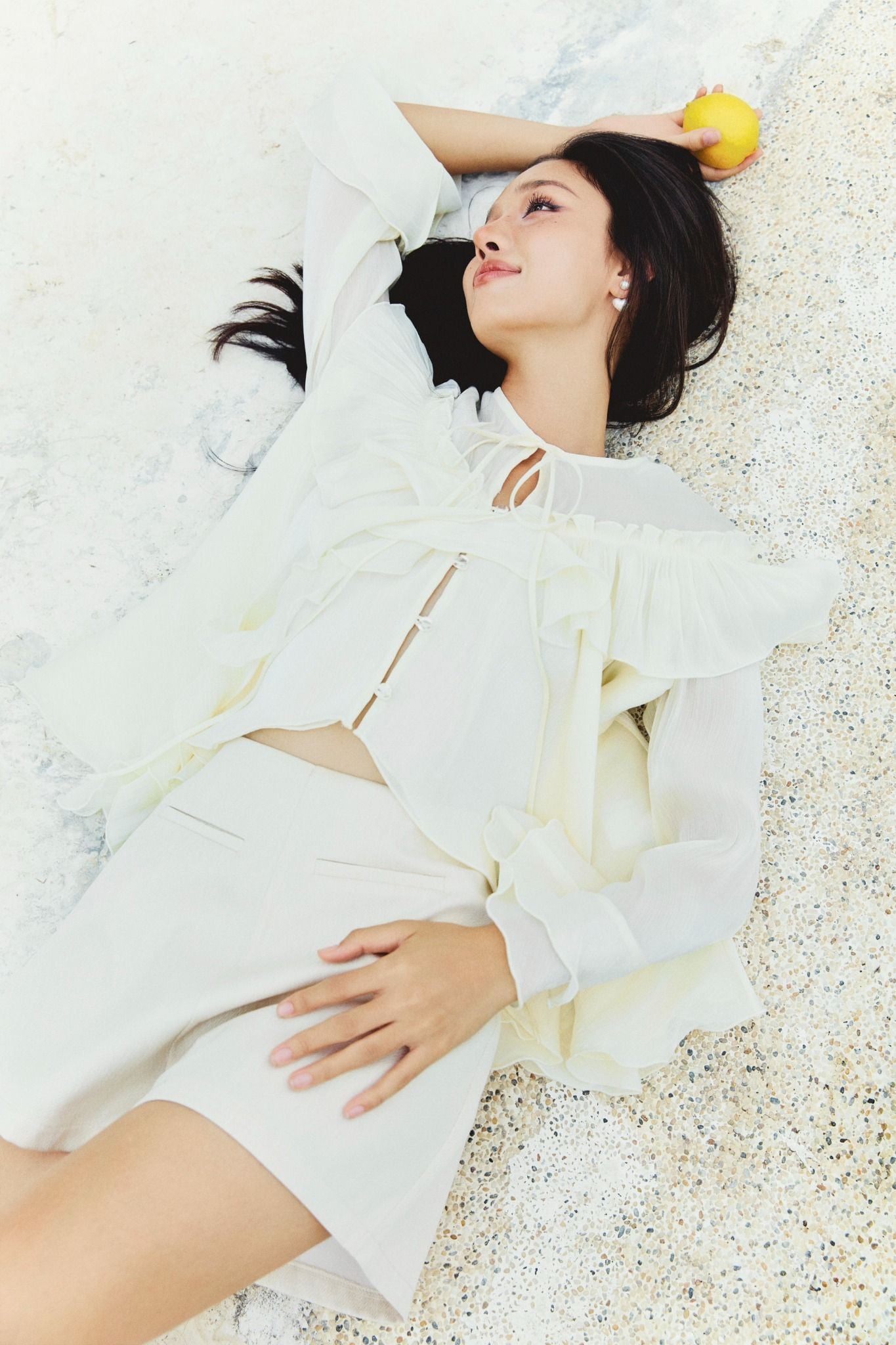 Áo Flowy Silk Layering