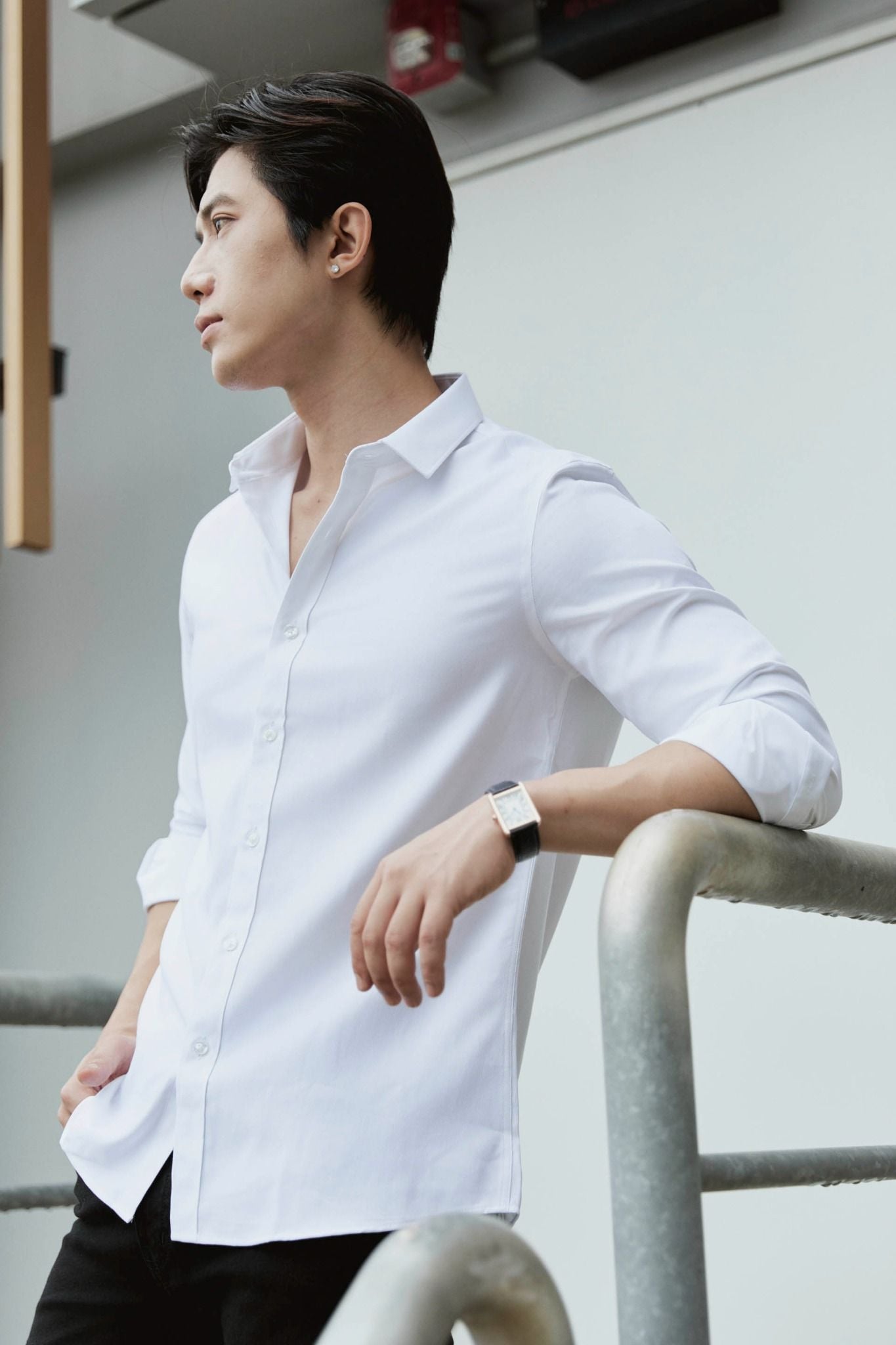 Áo Sơ Mi Black White Nano GS