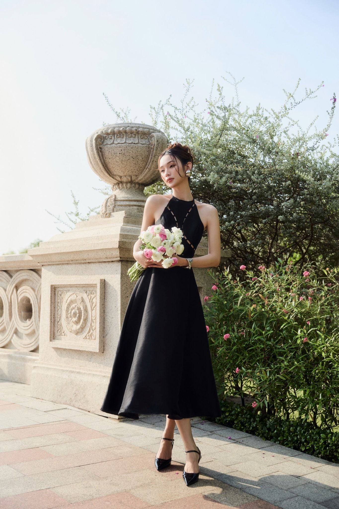  Đầm Dài Halter Lady Secret 