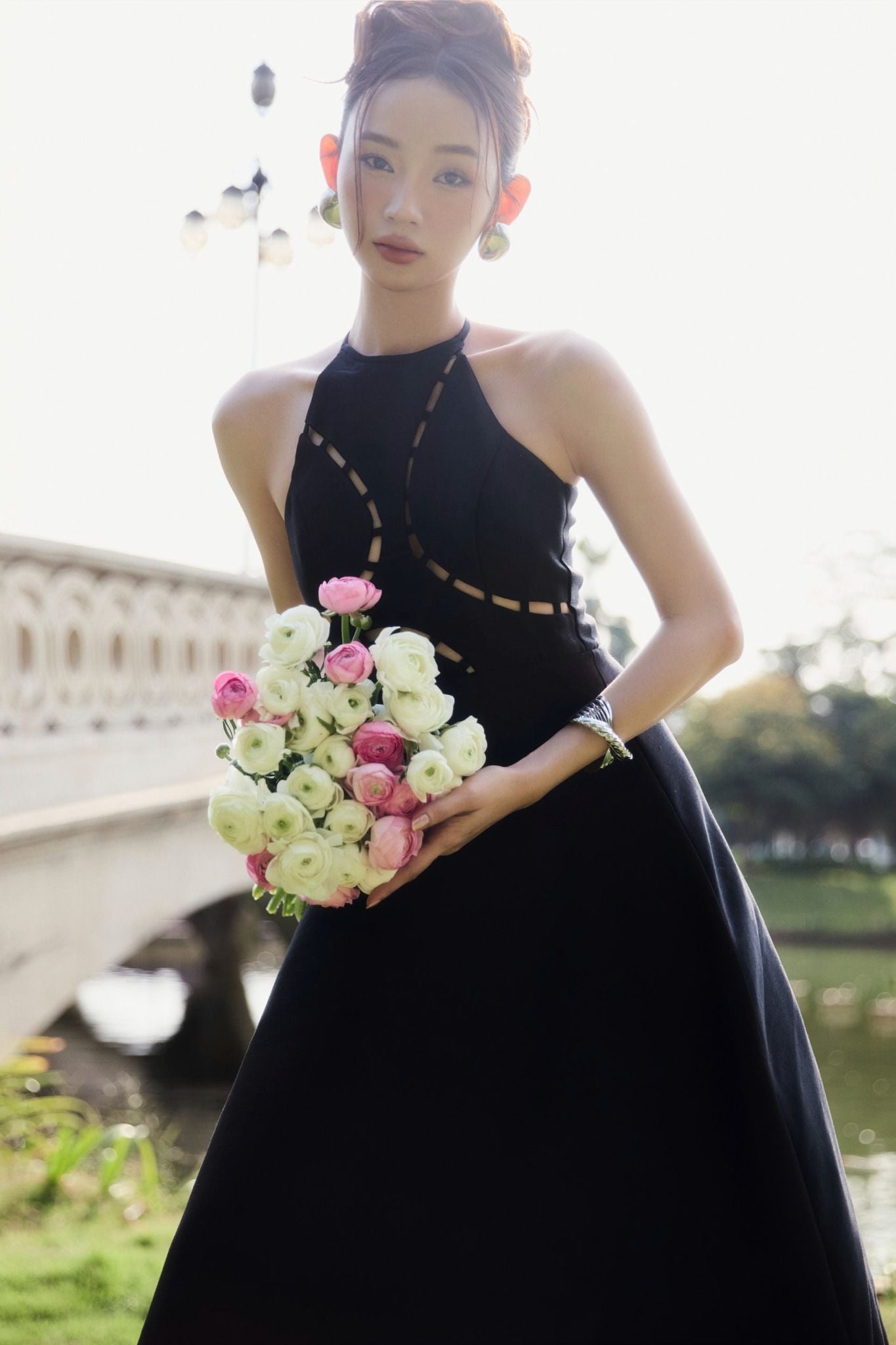 Đầm Dài Halter Lady Secret