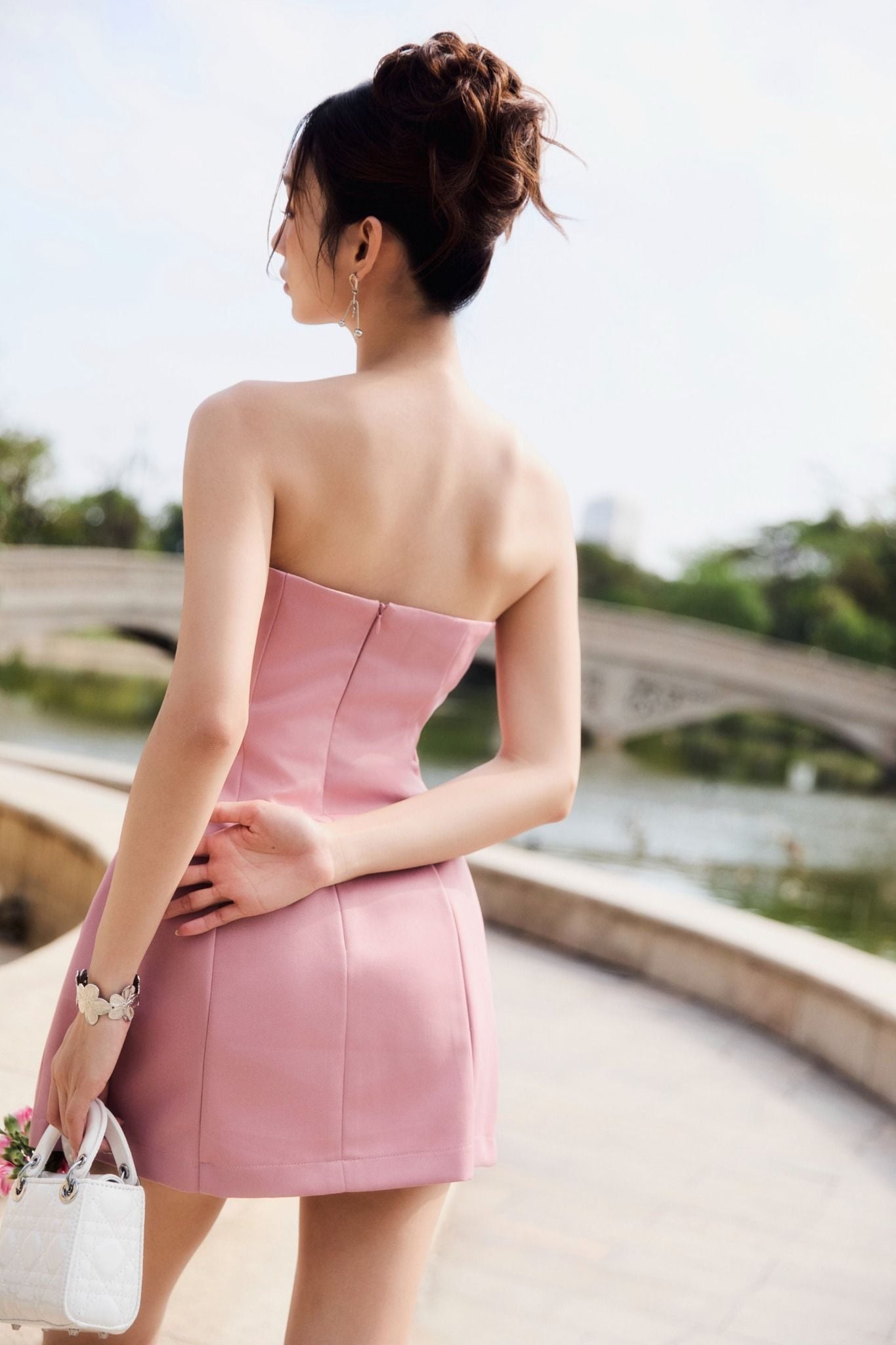 Đầm Ngắn 3 Flowers Bandeau