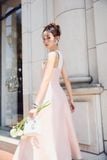 Đầm Dài White Top Sleeveless Gown