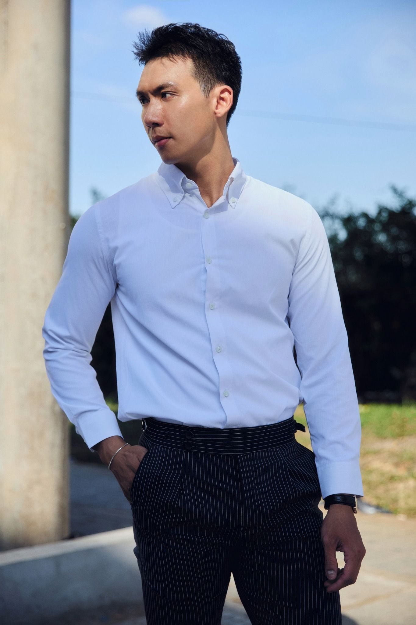  Áo Sơ Mi High Button Passion 