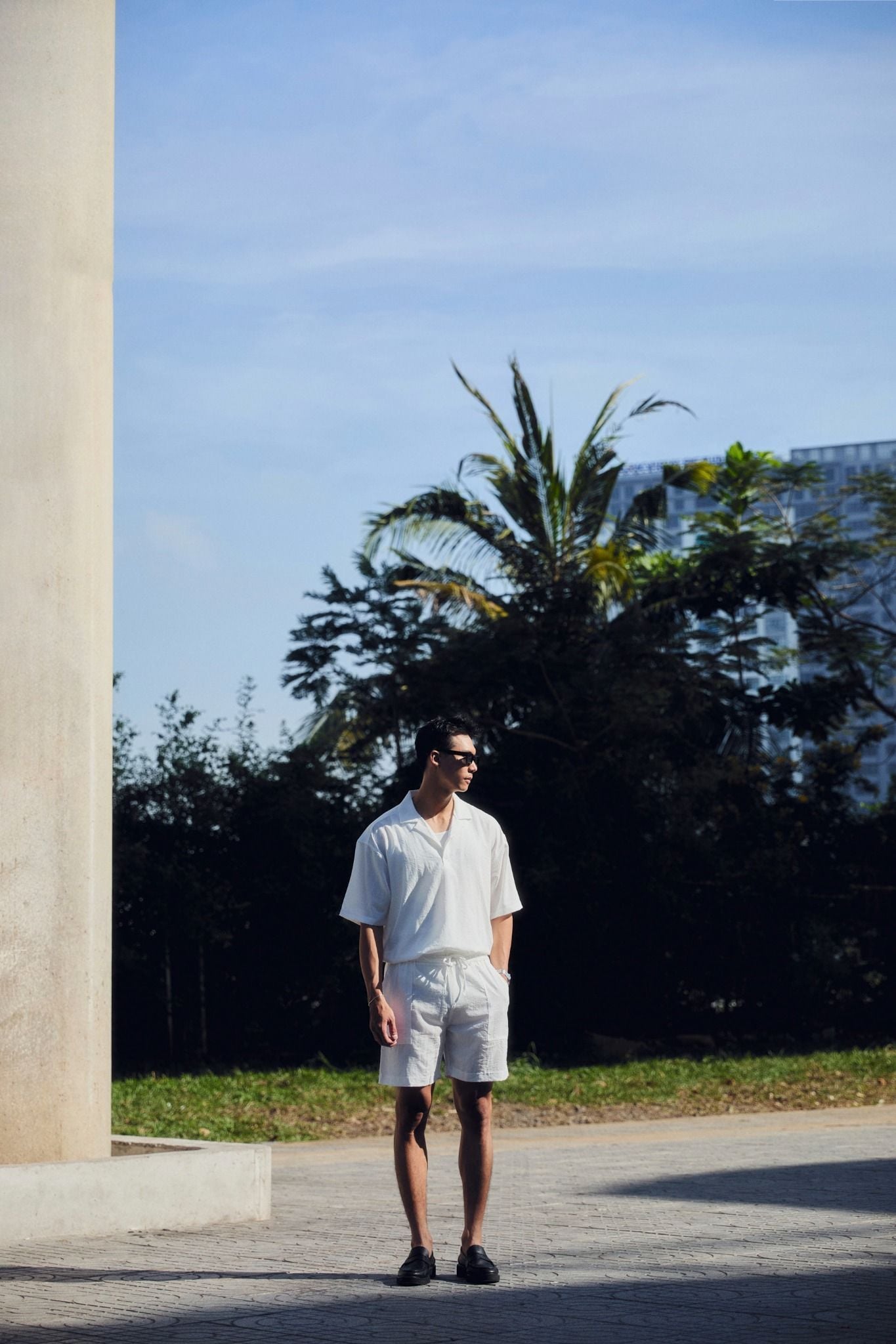 Set Shirt Short Linen Over