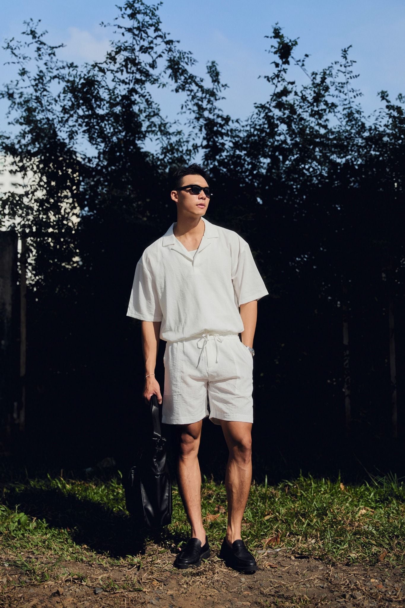 Set Shirt Short Linen Over